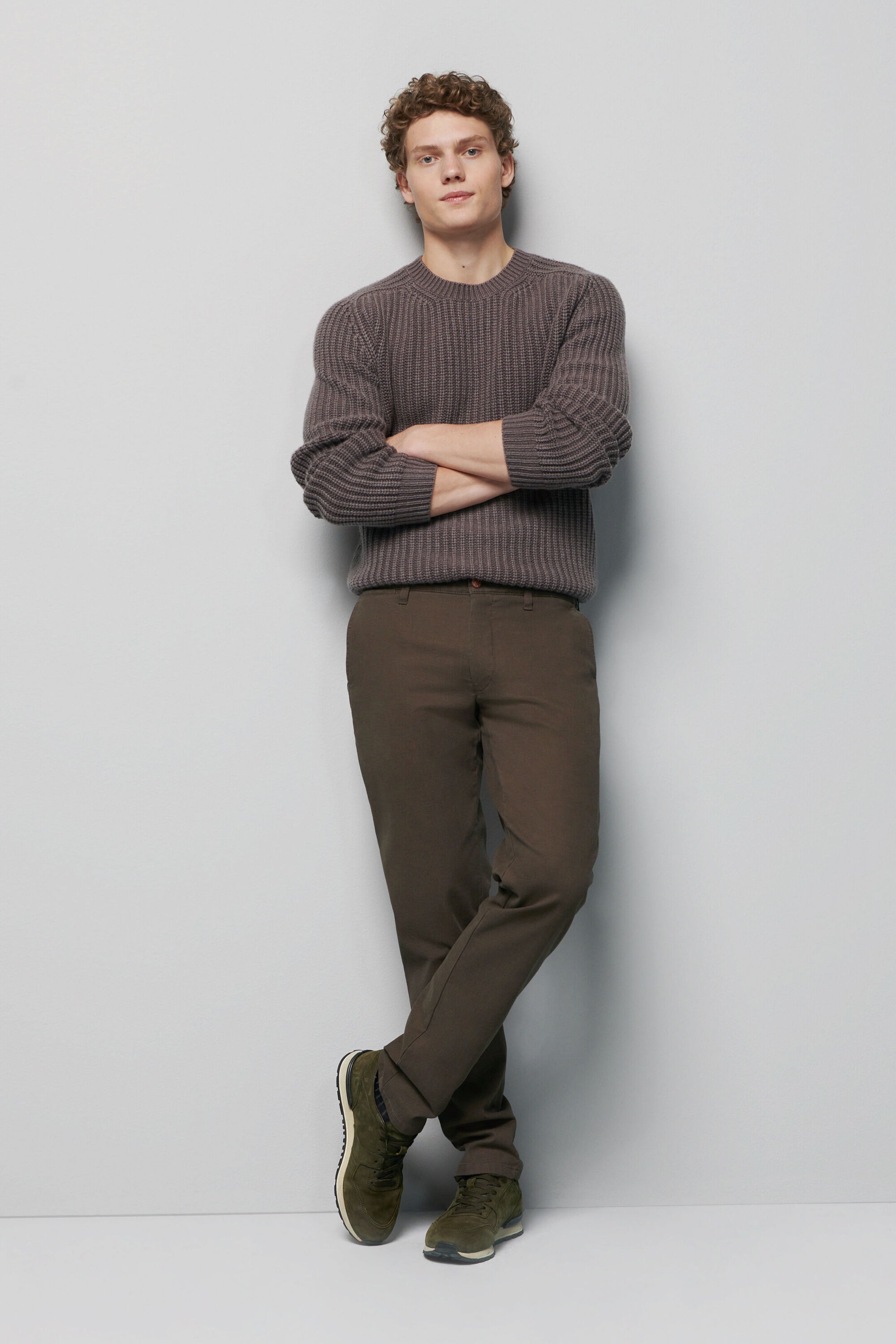 MEYER Chinos »M5 Chino«, im unifarbenem Design