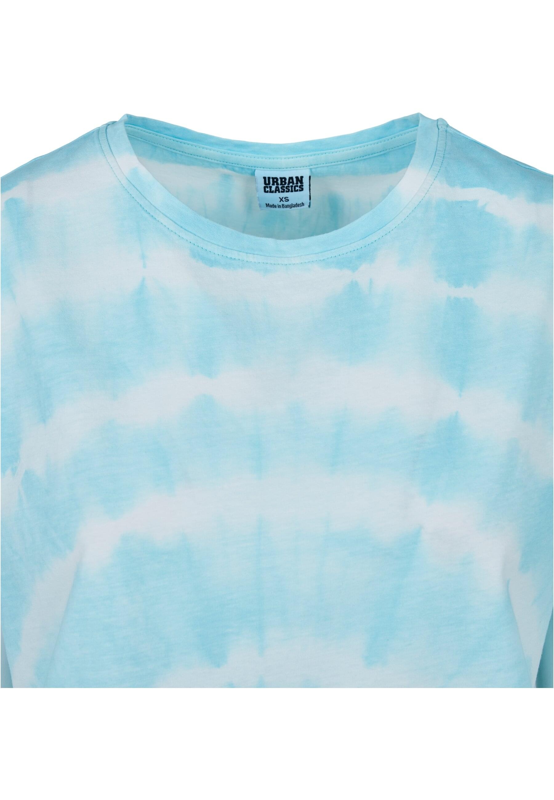 URBAN CLASSICS T-Shirt »Urban Classics Damen Ladies Short Tie Dye Tee«, (1 tlg.)
