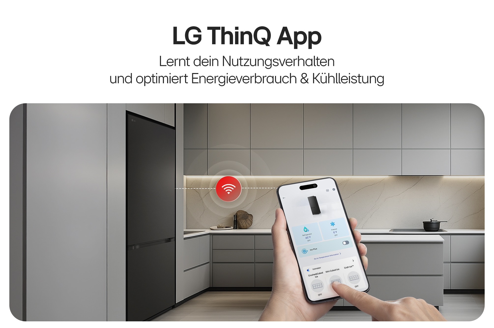 LG Kühl-/Gefrierkombination Serie 7 »GBBS716AEV« 186 cm hoch 59,7 cm breit Vollintegrierbarer Kühlschrank dank frontaler Luftzufuhr und Abluft