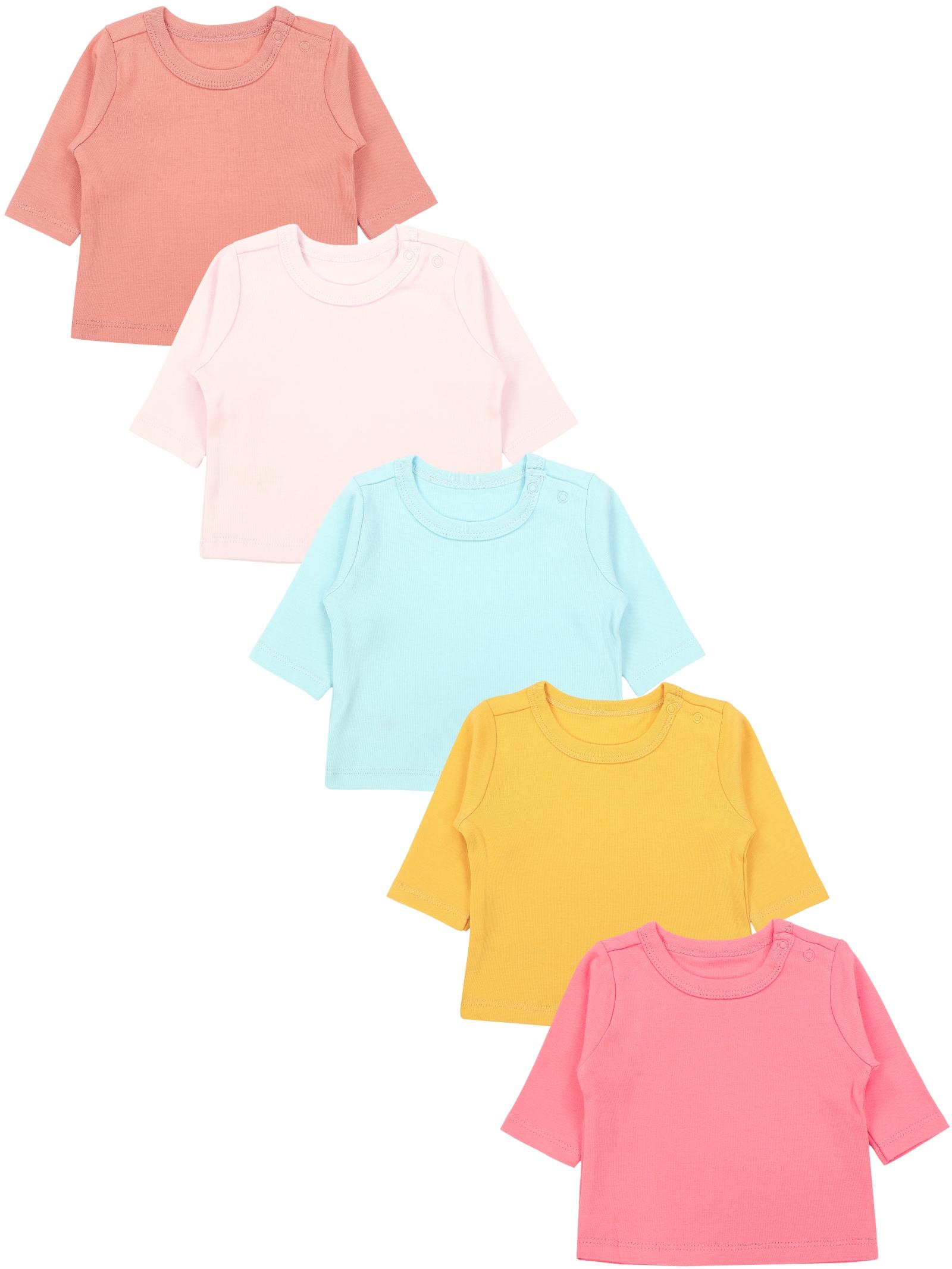 TupTam Langarmshirt "Shirt Baby Mädchen Langarmshirt 5er Set"