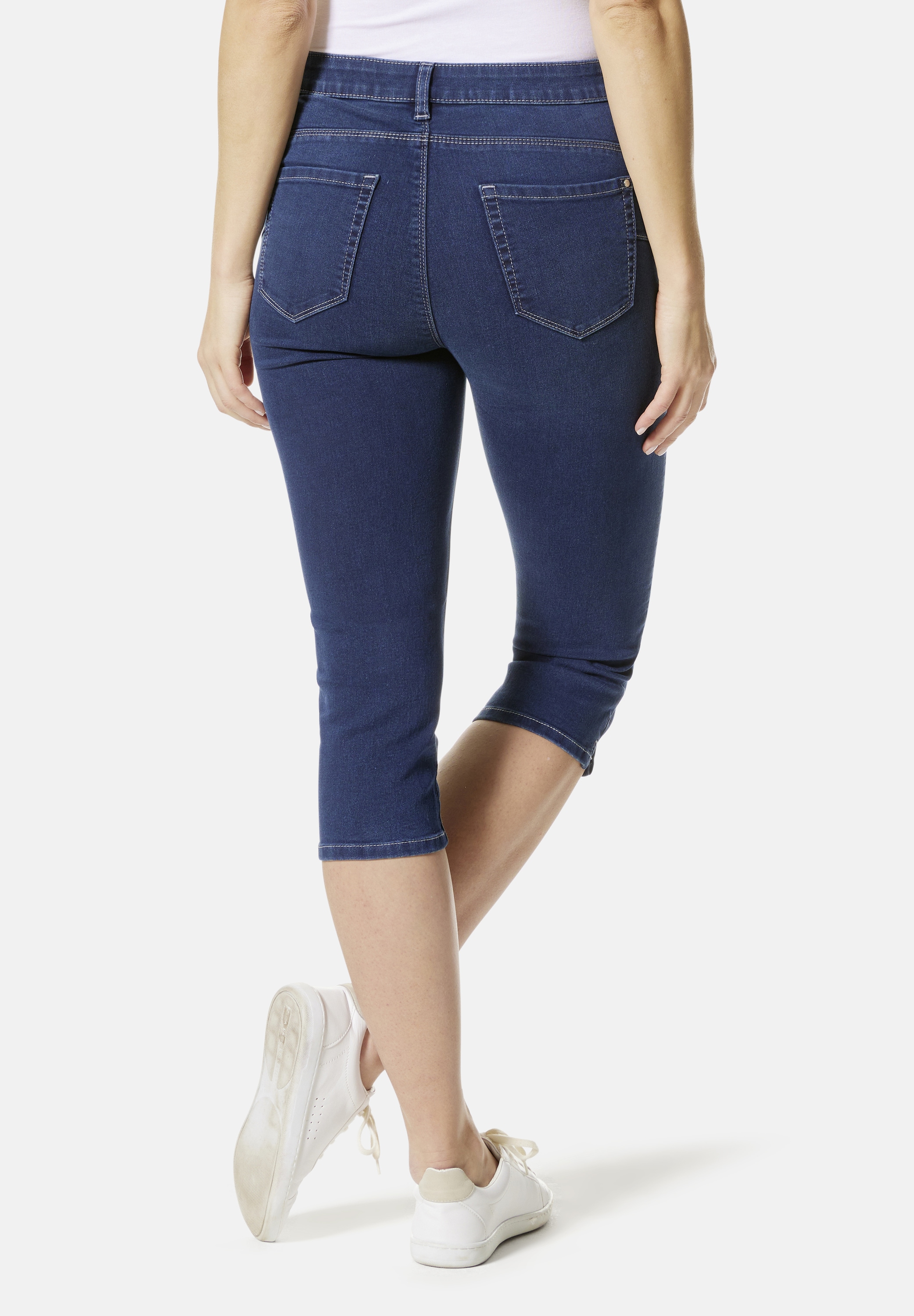 STOOKER WOMEN 7/8-Jeans »Denim Capri Skinny Fit«, Skinny Fit Casual Clean Wash Denim Jeans Magic Shape Effekt für Damen
