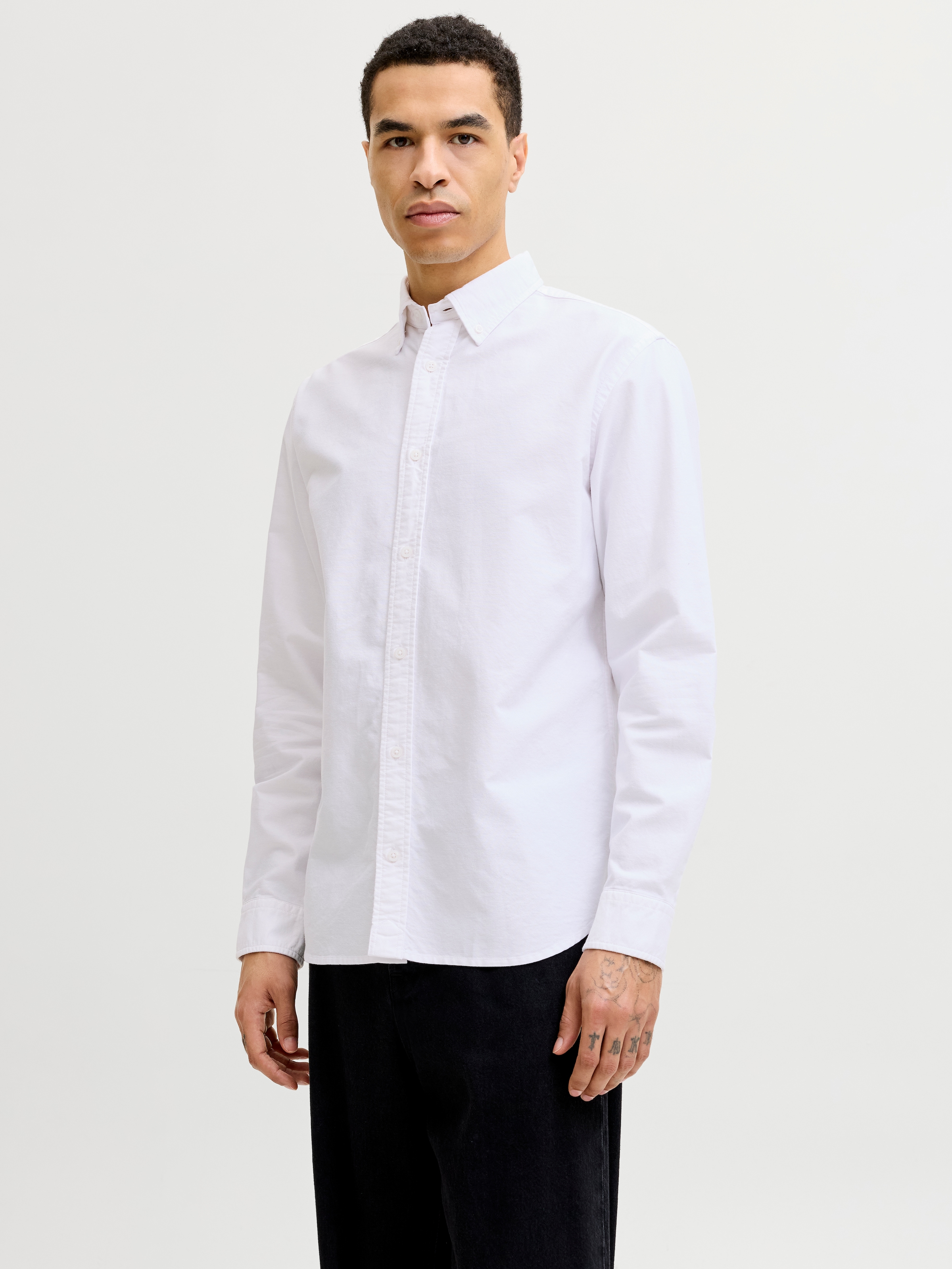 Jack & Jones "JPRBLUHARVEY OXFORD L/S SHIRT SN" Baumwolle, regular fit