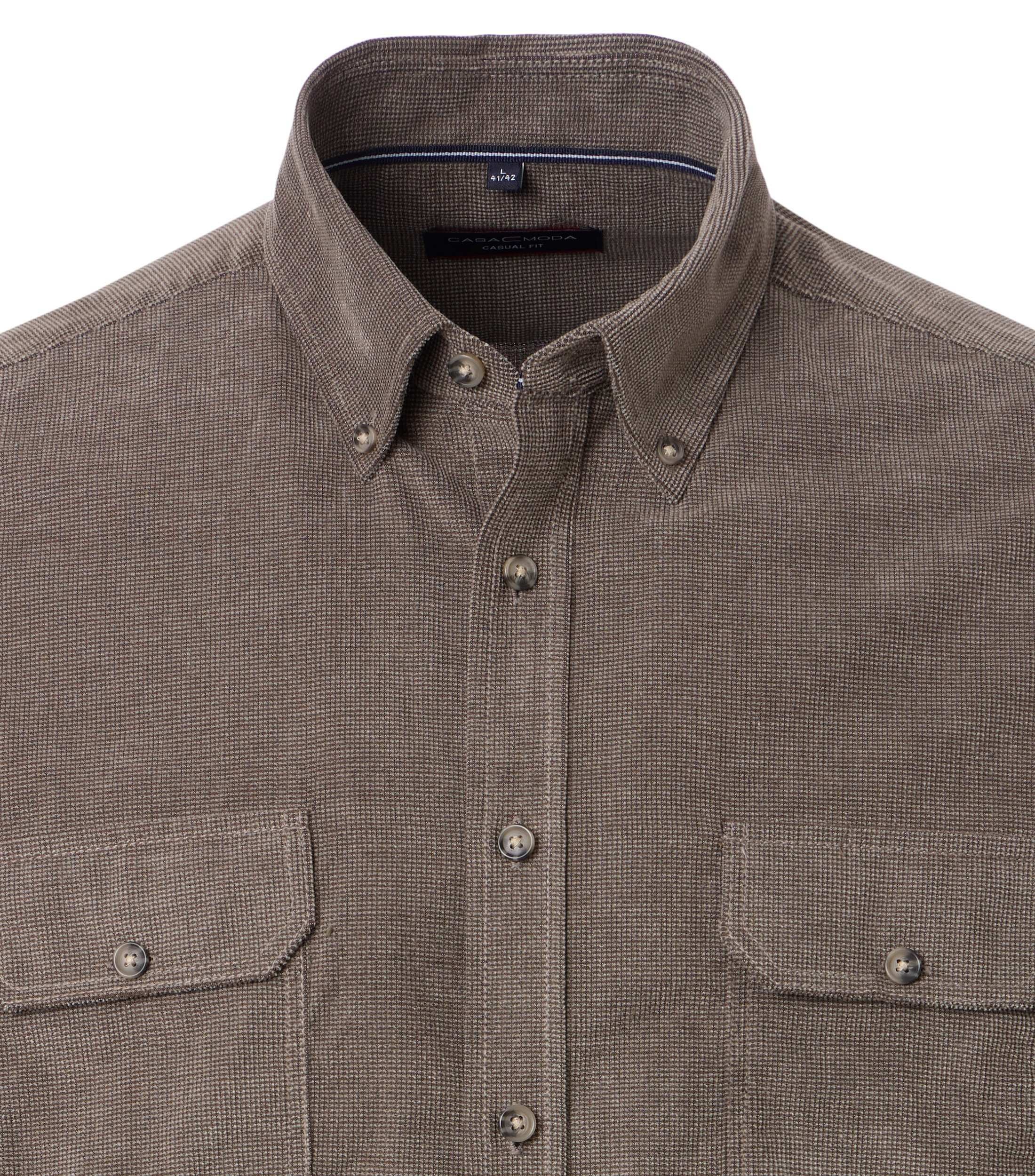 CASAMODA Langarmhemd »CASAMODA Hemdjacke uni«