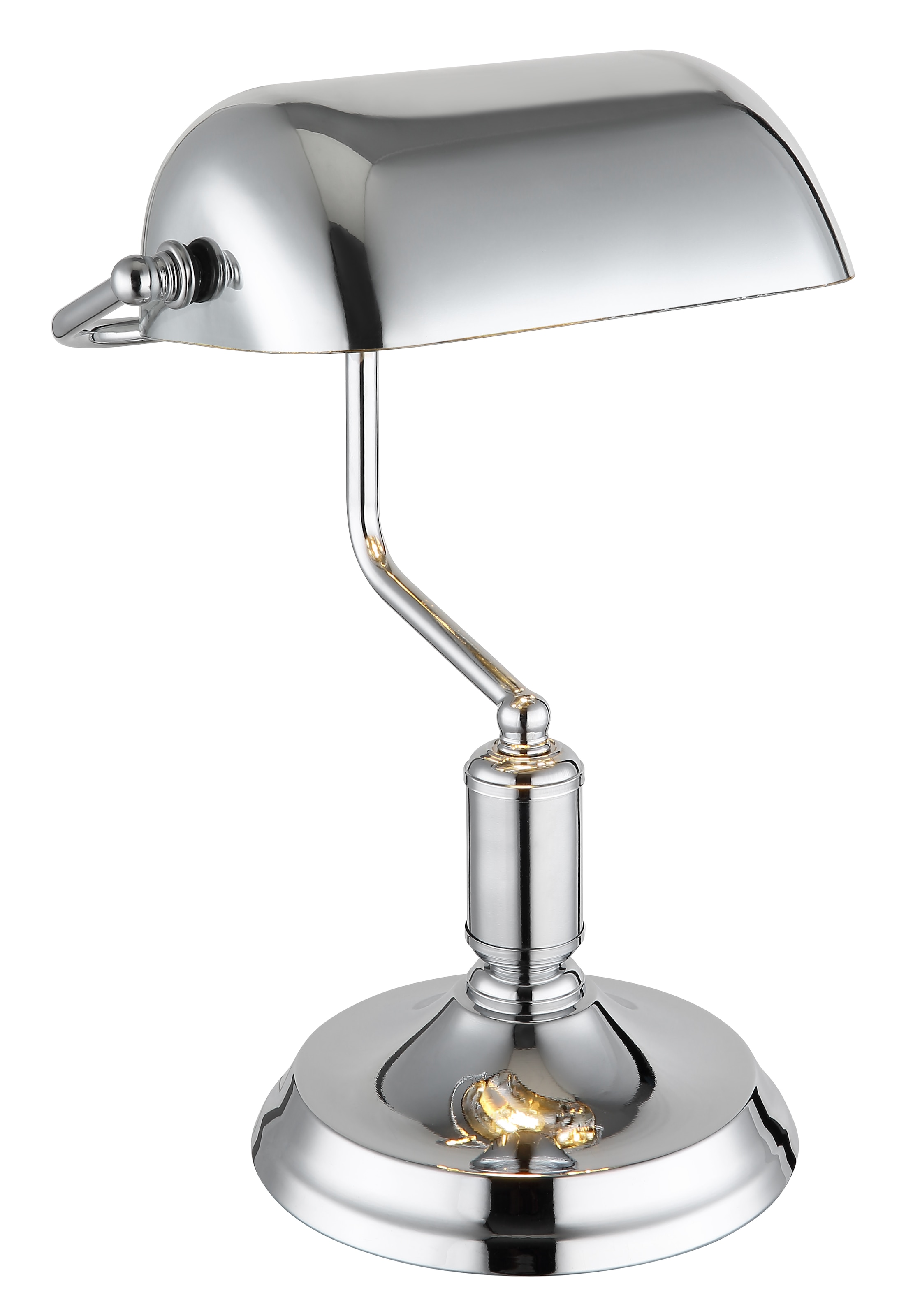 my home Tischleuchte »Estelle« E27 1 Stk. Wippschalter am Kabel, Bankerlampe