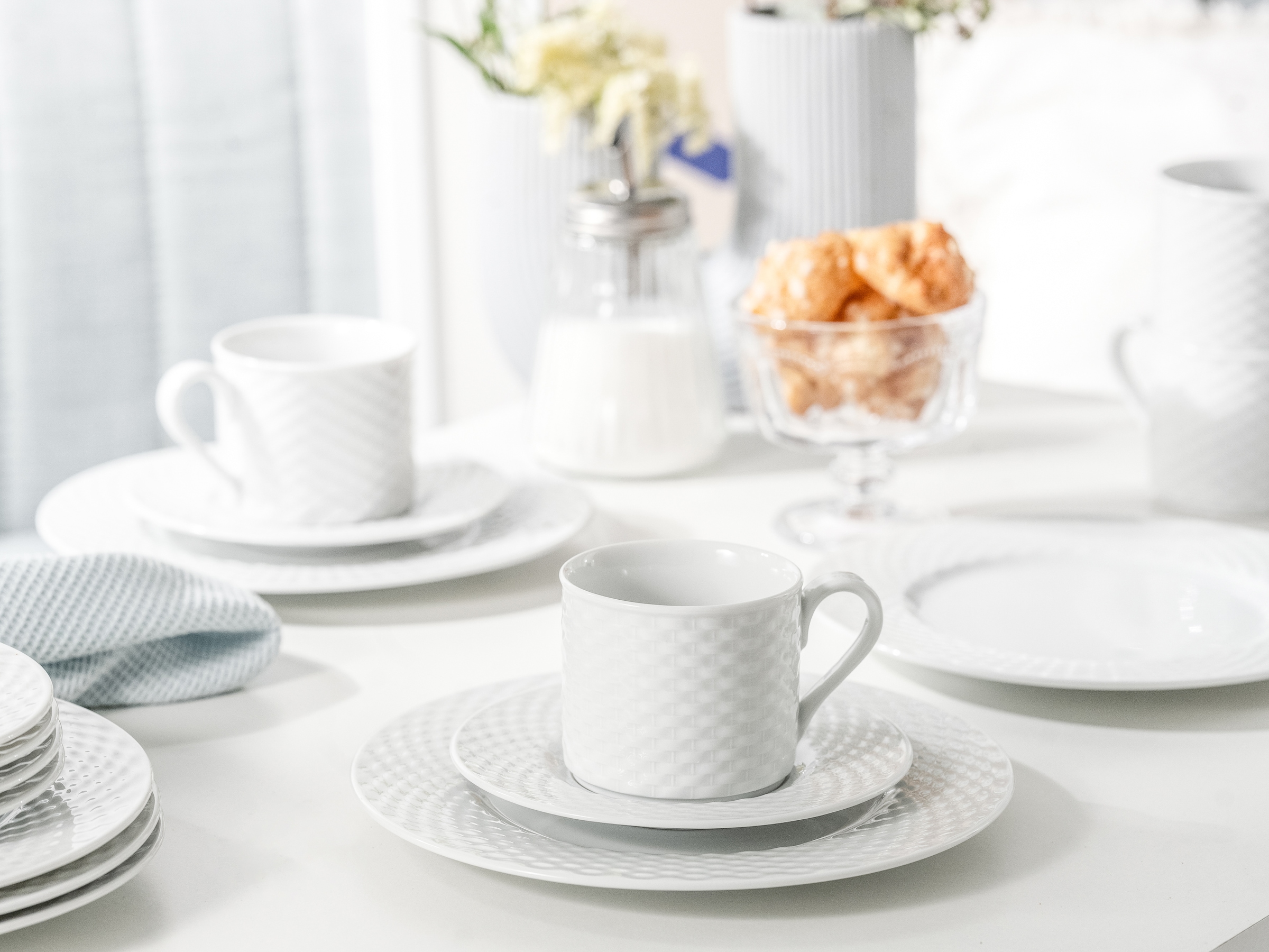 CreaTable Kaffeeservice »Polo, Service 18-tlg.« Daily Use, Zeitlos