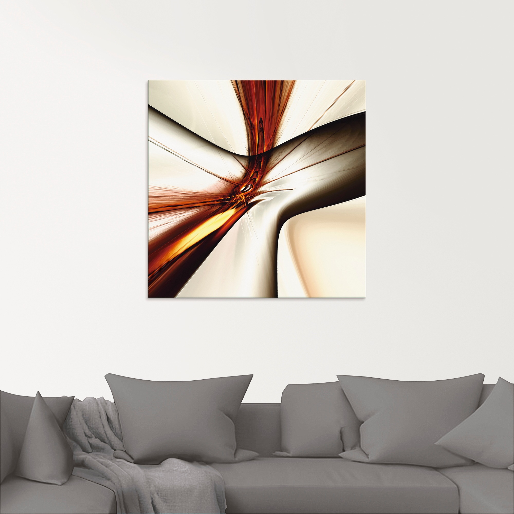 Artland Glasbild »Abstrakt modern«, Muster, (1 St.), in verschiedenen Größen