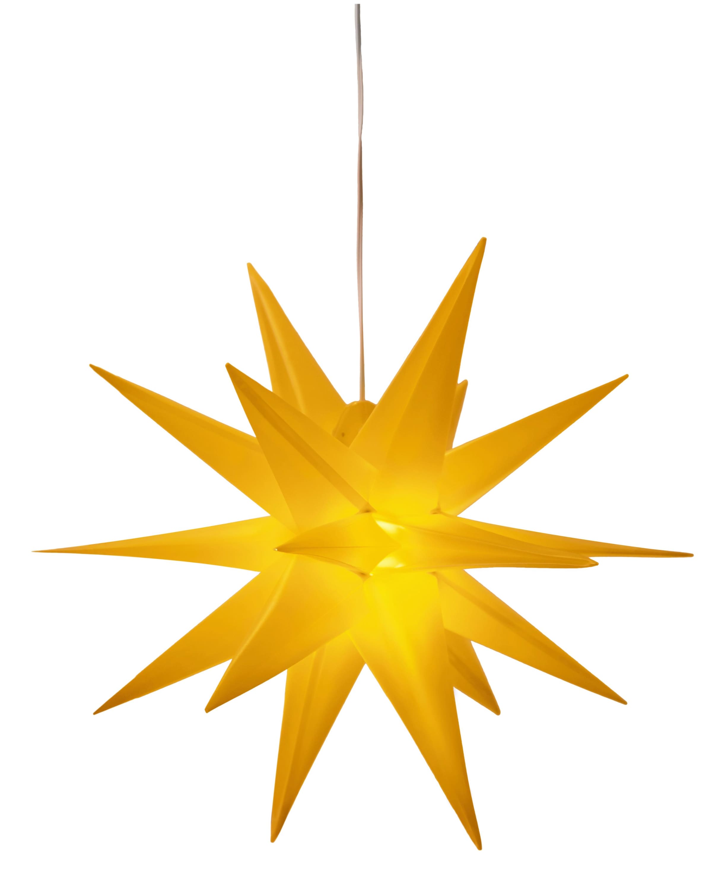 BONETTI LED Stern »Weihnachtsstern, 3D-Optik«, Ø 57 cm, mit 6-Stunden-Timer, Weihnachtsdeko aussen