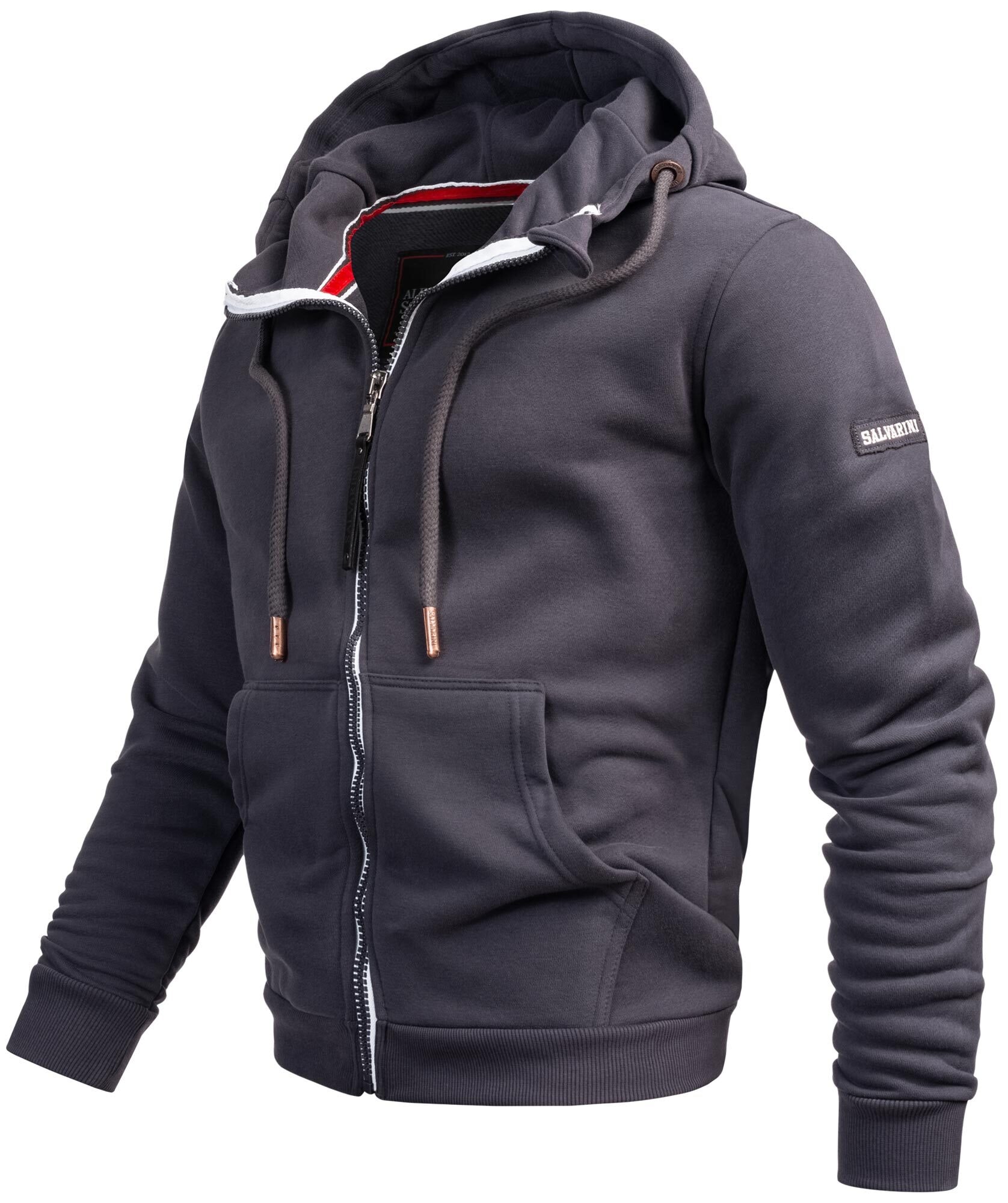 Alessandro Salvarini Sweatjacke "ASBergamo", aus hochwertigem, warmem Mater günstig online kaufen