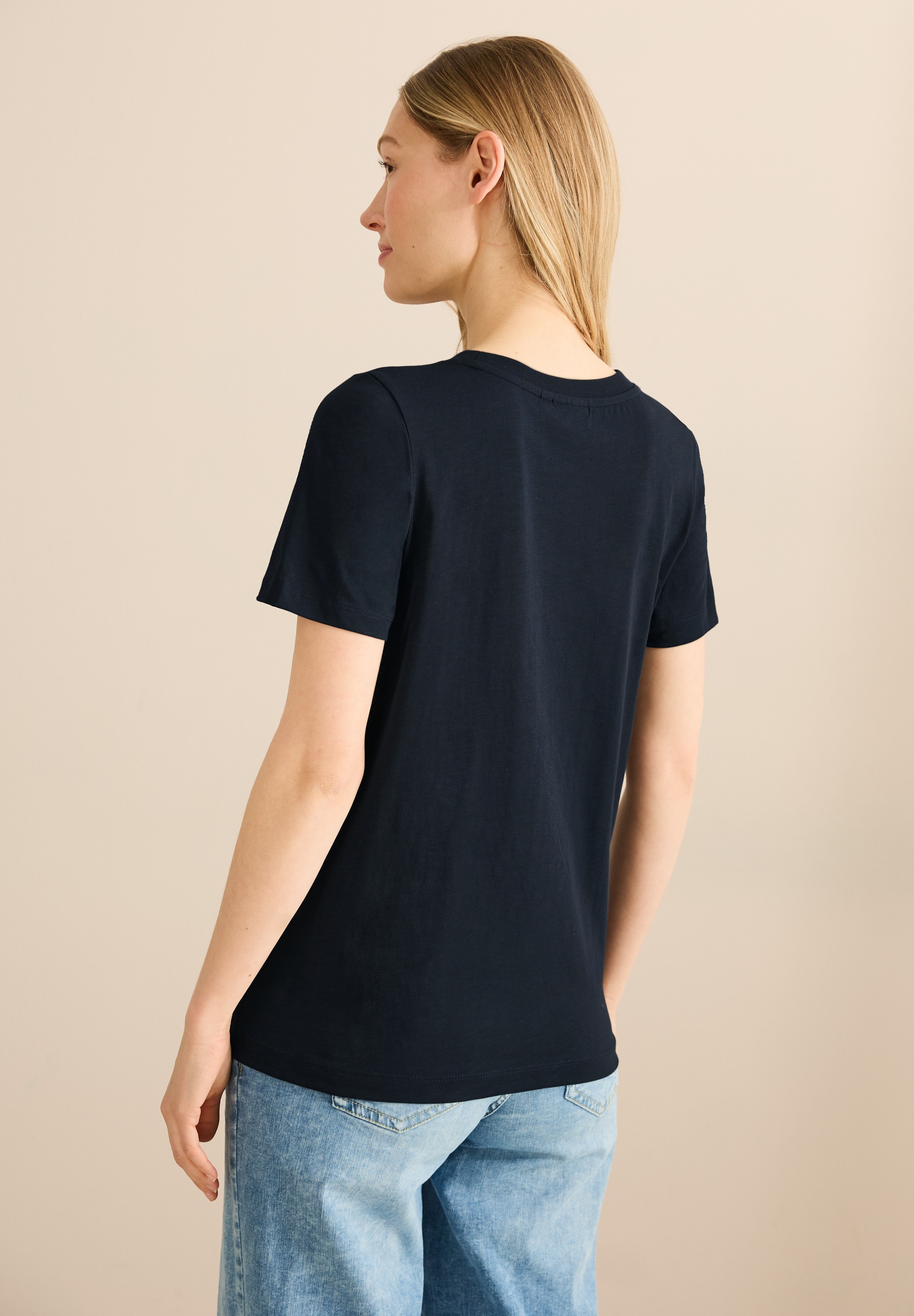 Cecil Print-Shirt, aus reiner Baumwolle