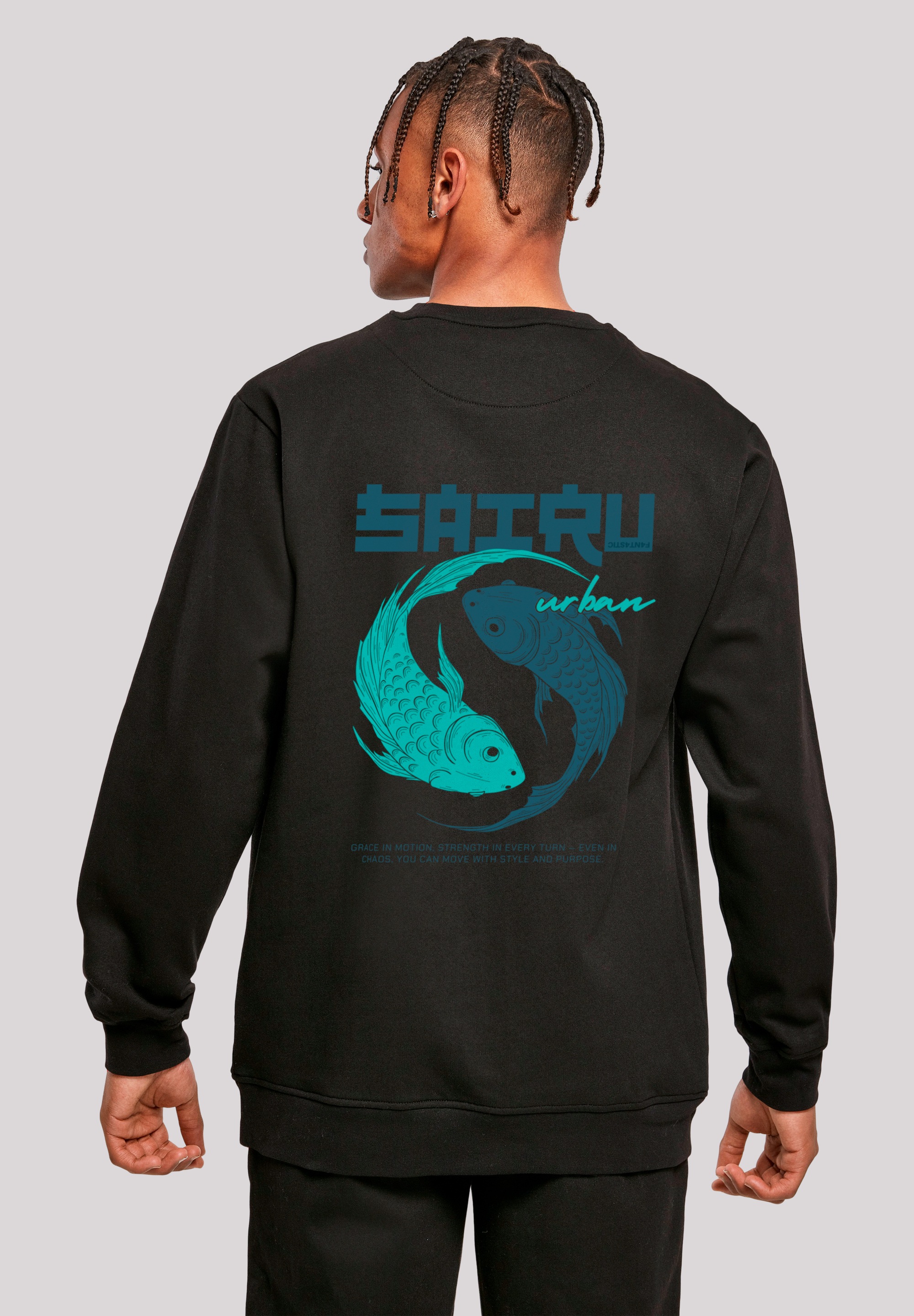 F4NT4STIC Sweatshirt »Koi Fish Japan Streetstyle«, Japan Streetwear Styles