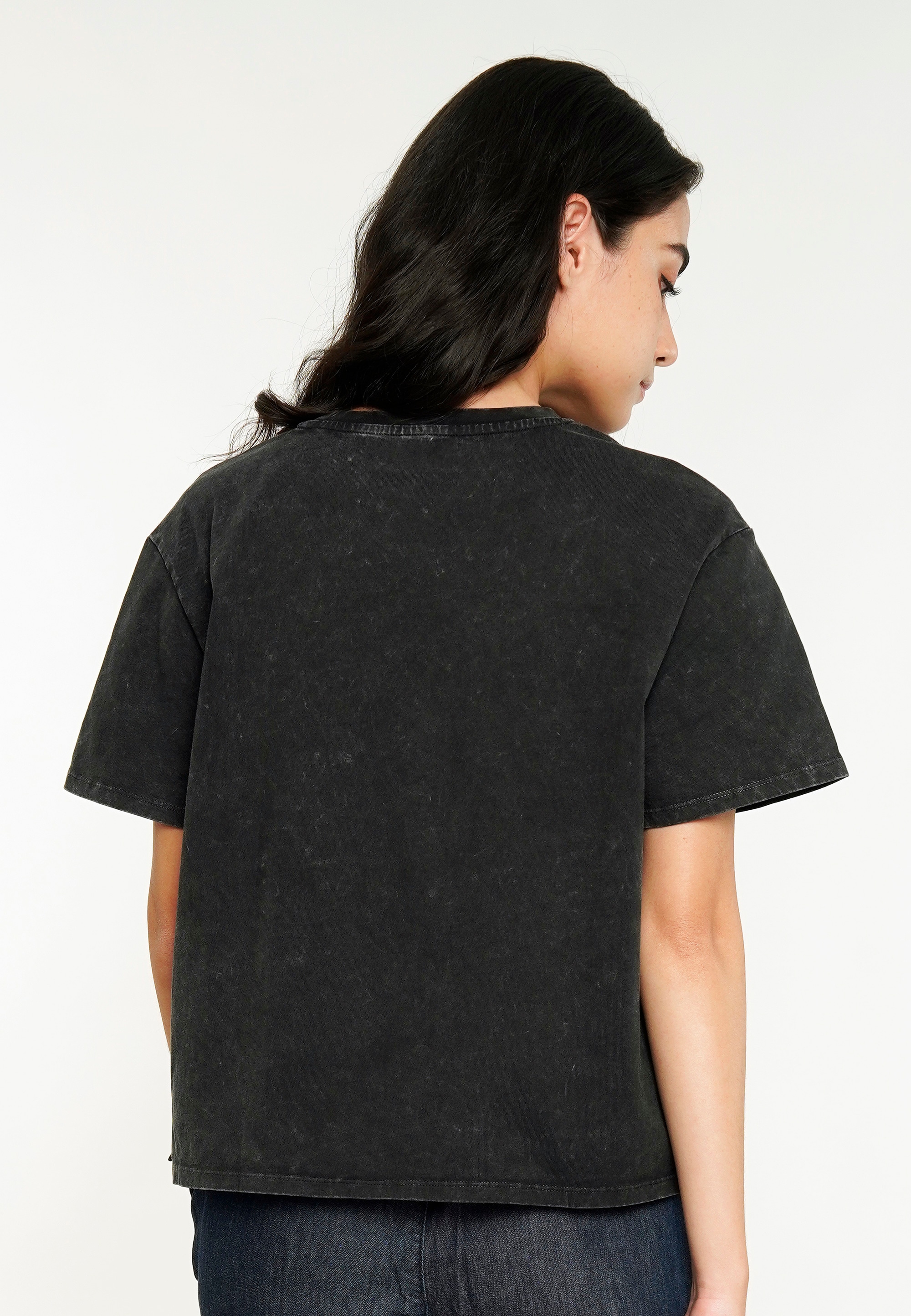 GIORDANO T-Shirt, mit | online lässigem bestellen BAUR Frontprint