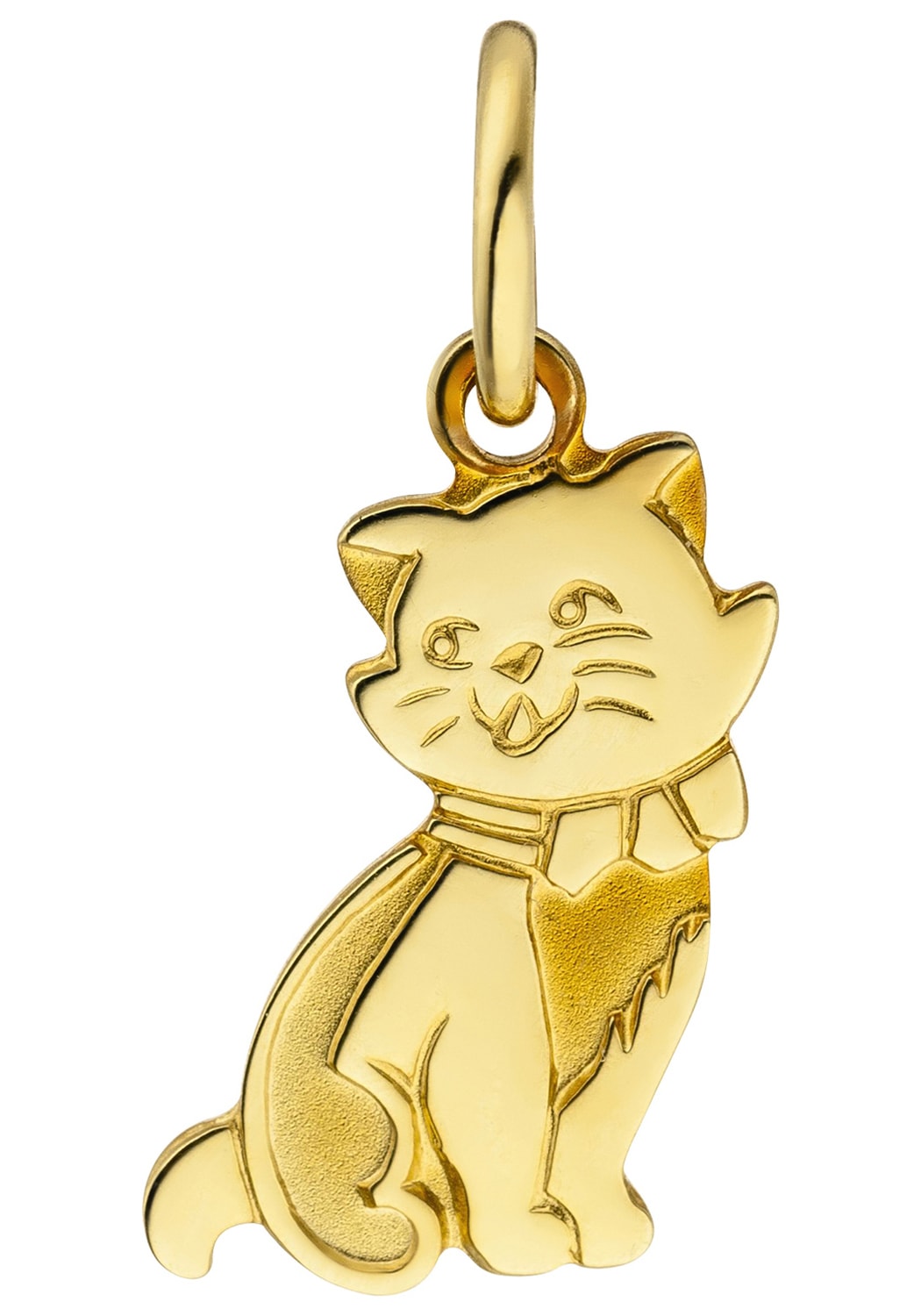 JOBO Kettenanhänger »Anhänger Katze«, 333 Gold
