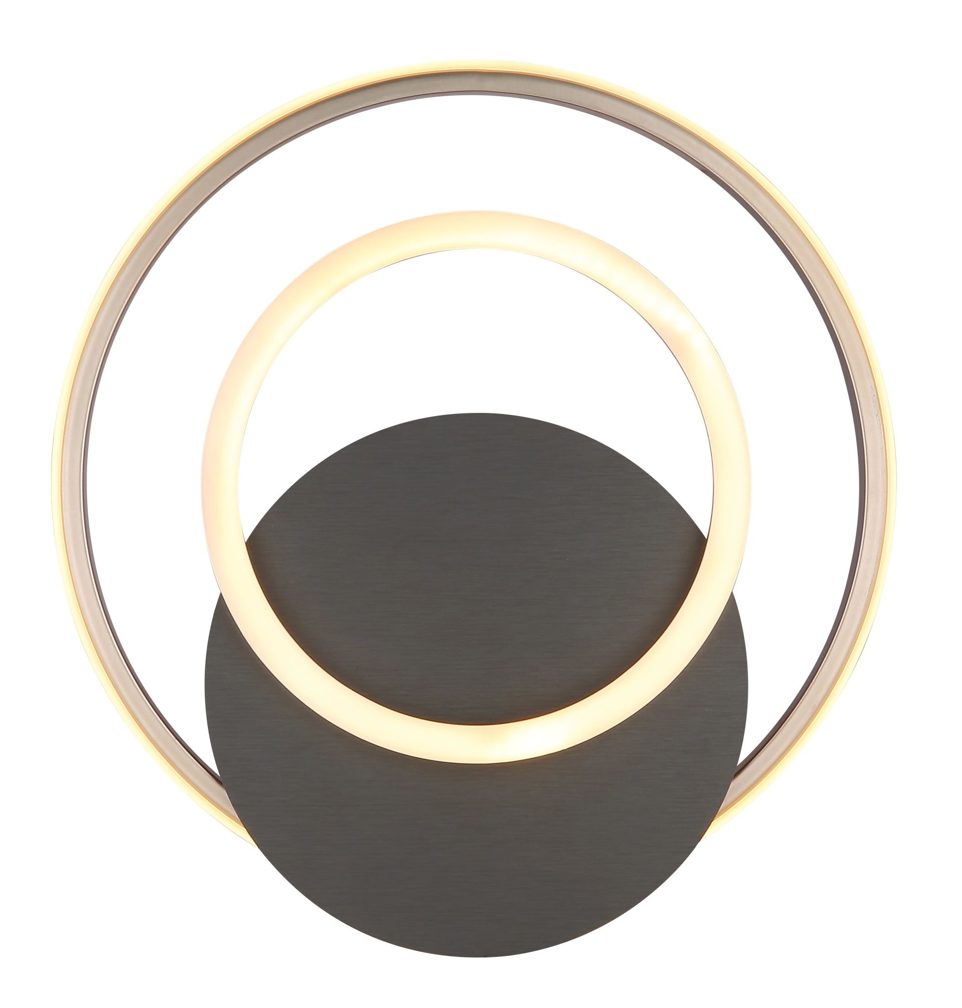 GLOBO LIGHTING LED Deckenleuchte »JULIO« LED-Modul 1 Stk. Warmweiß Deckenlampe, rund, Wohnzimmer, Schlafzimmer, 3000 Kelvin