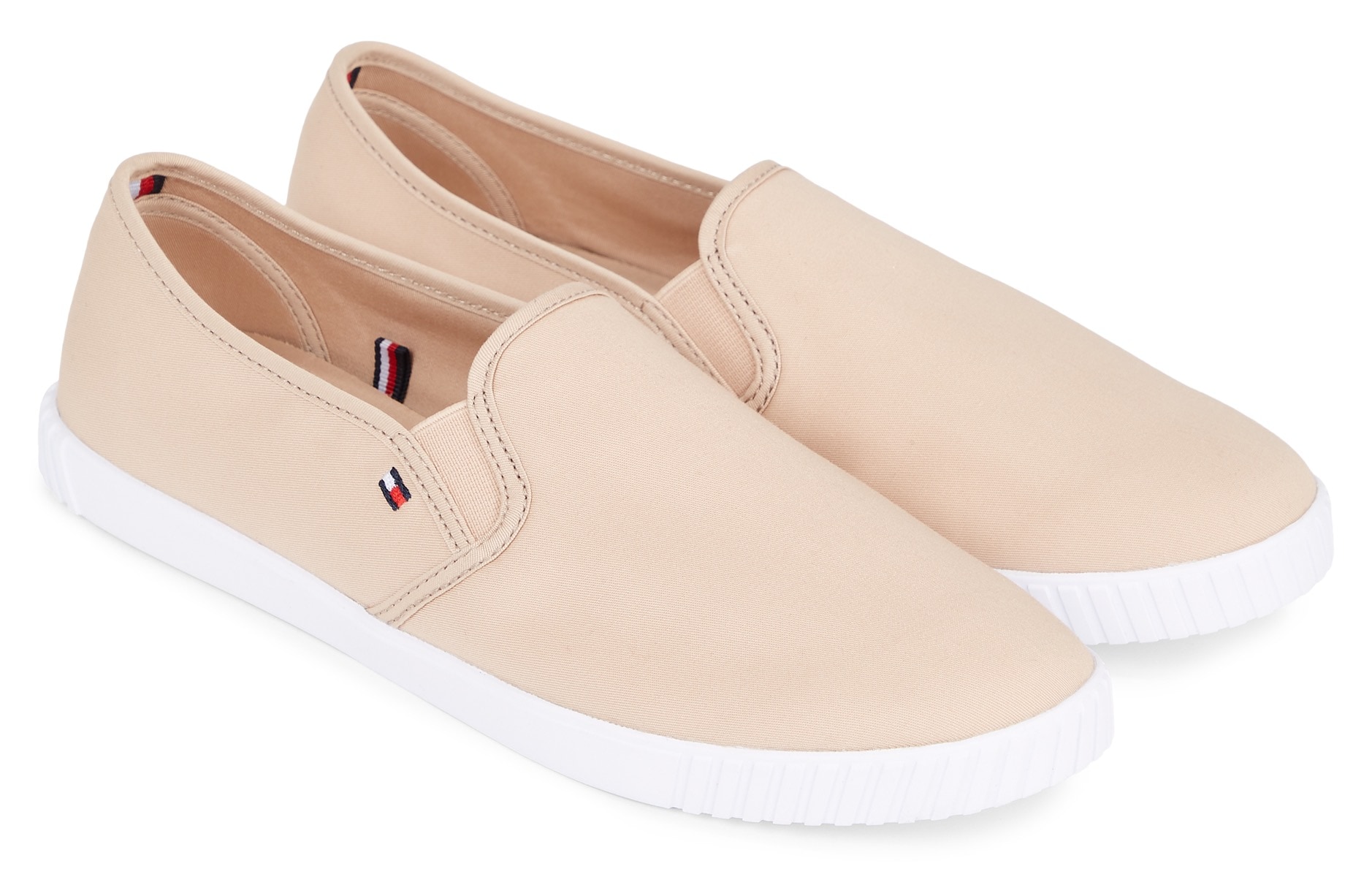 TOMMY HILFIGER Slipper »CANVAS SLIP-ON SNEAKER« Freiz...