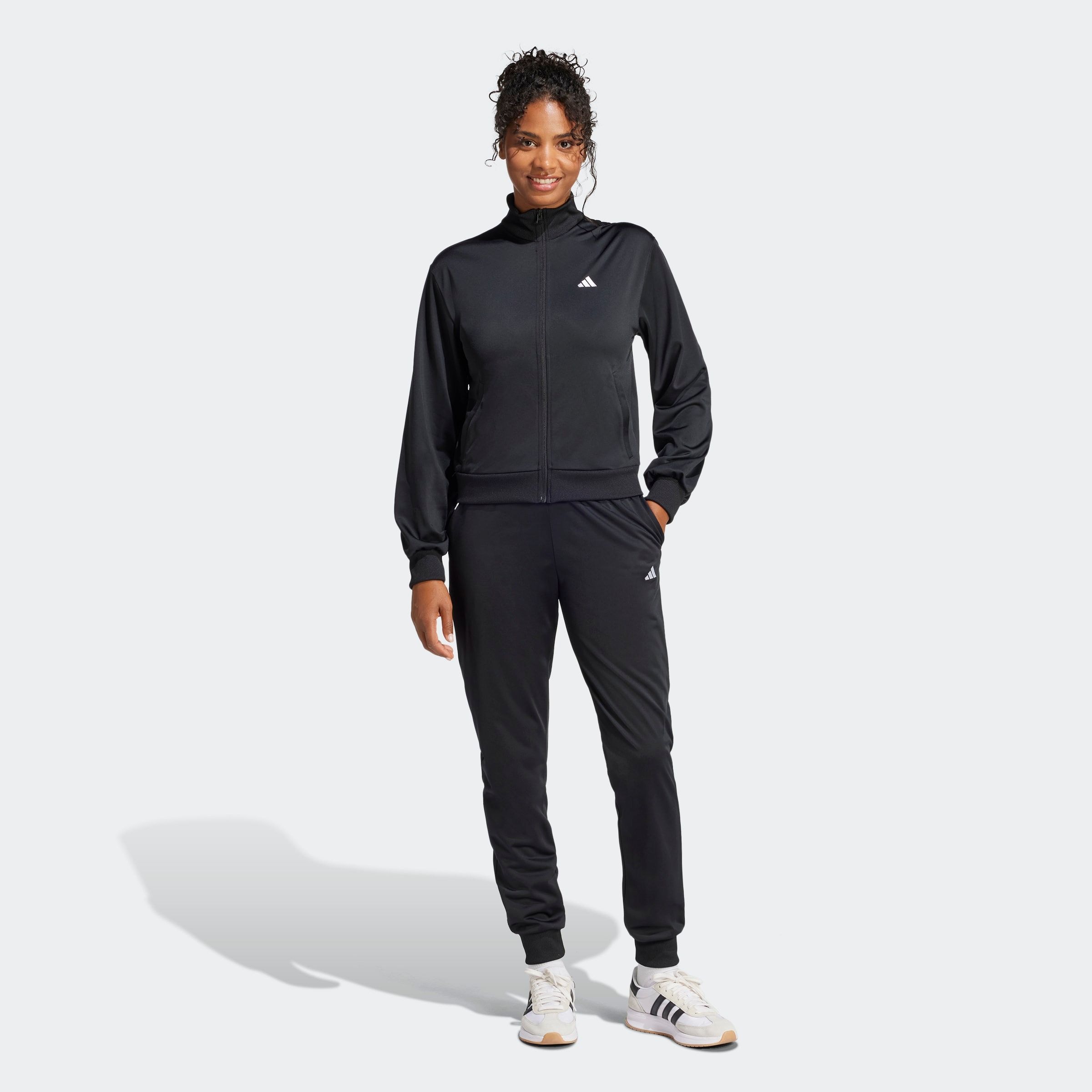Damen Trainingsanzug "W FEELCOZY TS", schwarz, Gr. M, ADIDAS SPORTSWEAR, Obermaterial: 100% Polyester, Sportanzüge