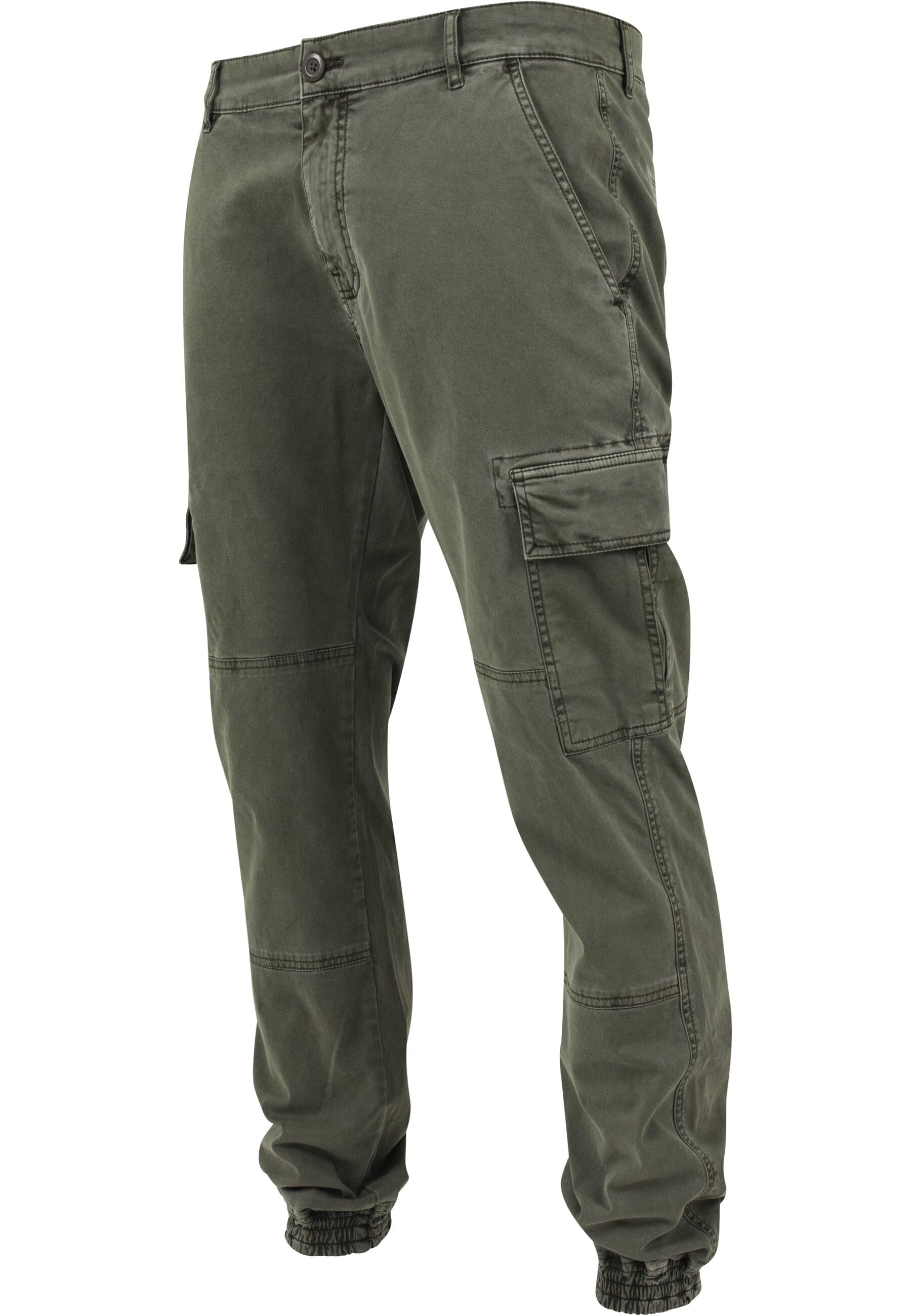 URBAN CLASSICS Cargohose »Urban Classics Herren Washed Cargo Twill Jogging Pants«, (1 tlg.)