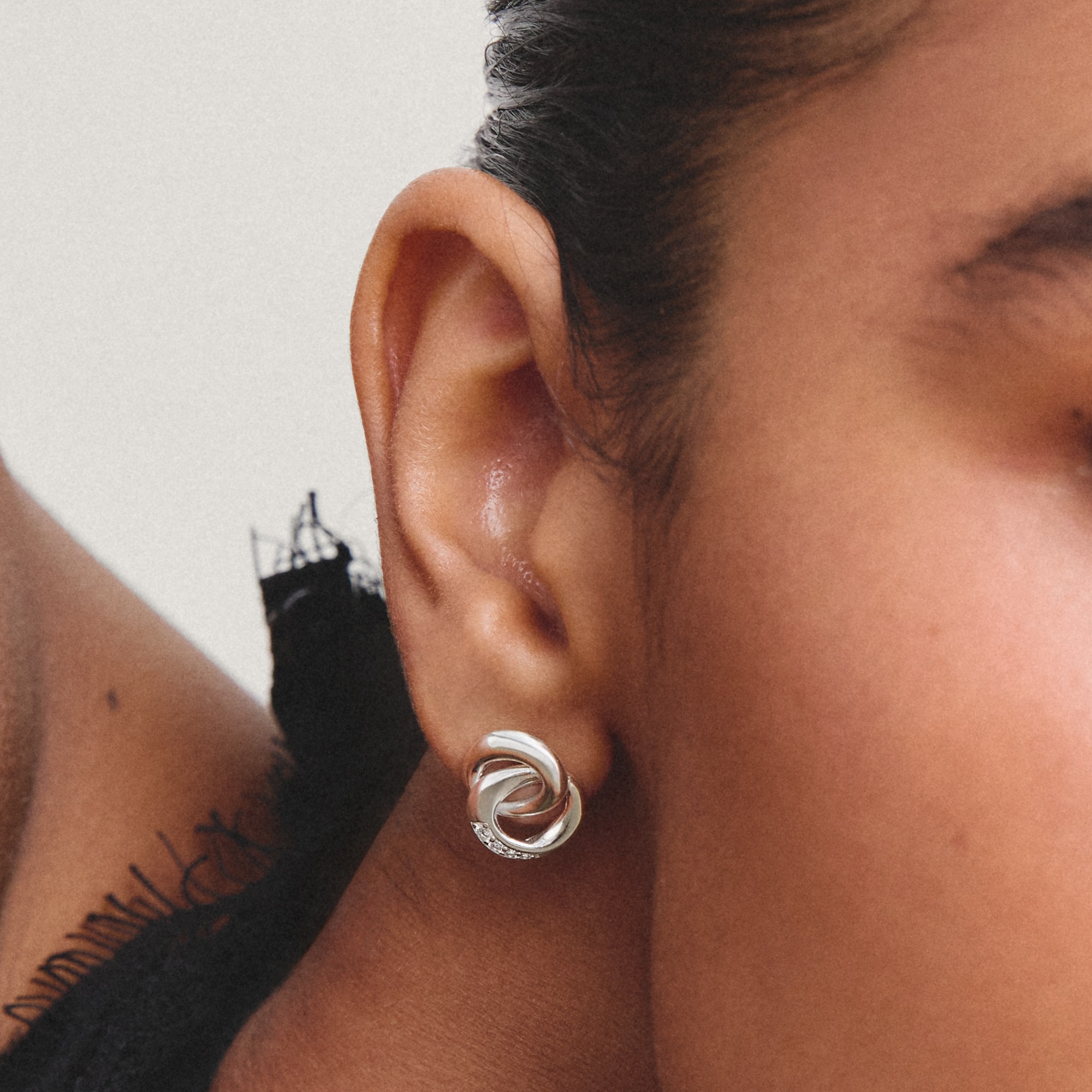 THOMAS SABO Paar Ohrstecker »Together Ohrstecker silbern« mit Zirkonia (synth.)