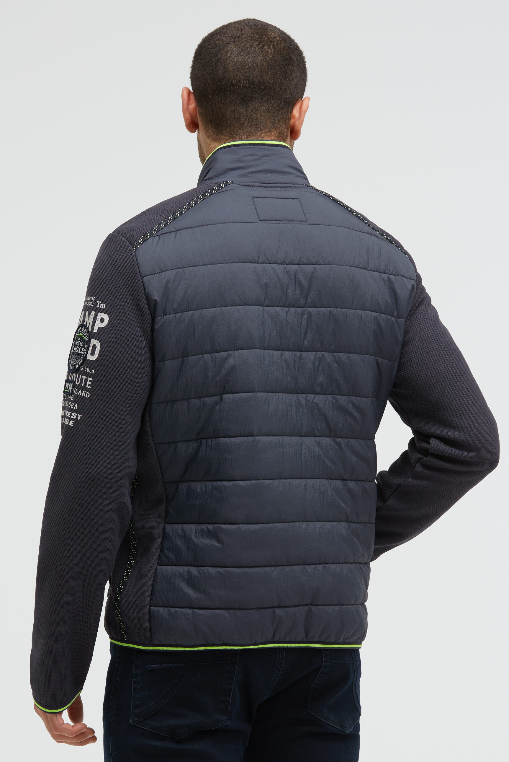 CAMP DAVID Fleecejacke, ohne Kapuze, mit Brusttaschen