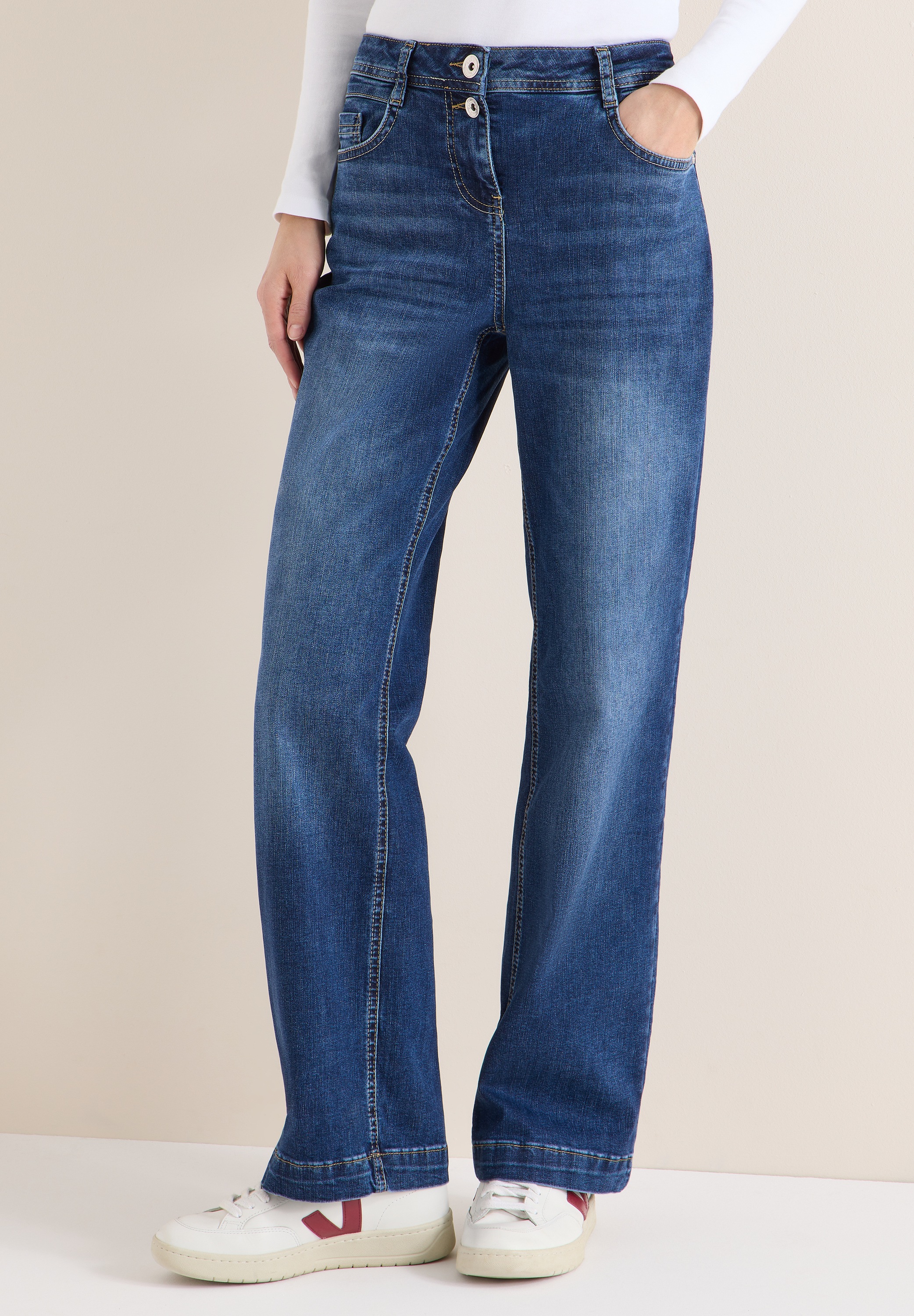 Cecil Loose-fit-Jeans aus Baumwolle mit Stretchanteil günstig online kaufen
