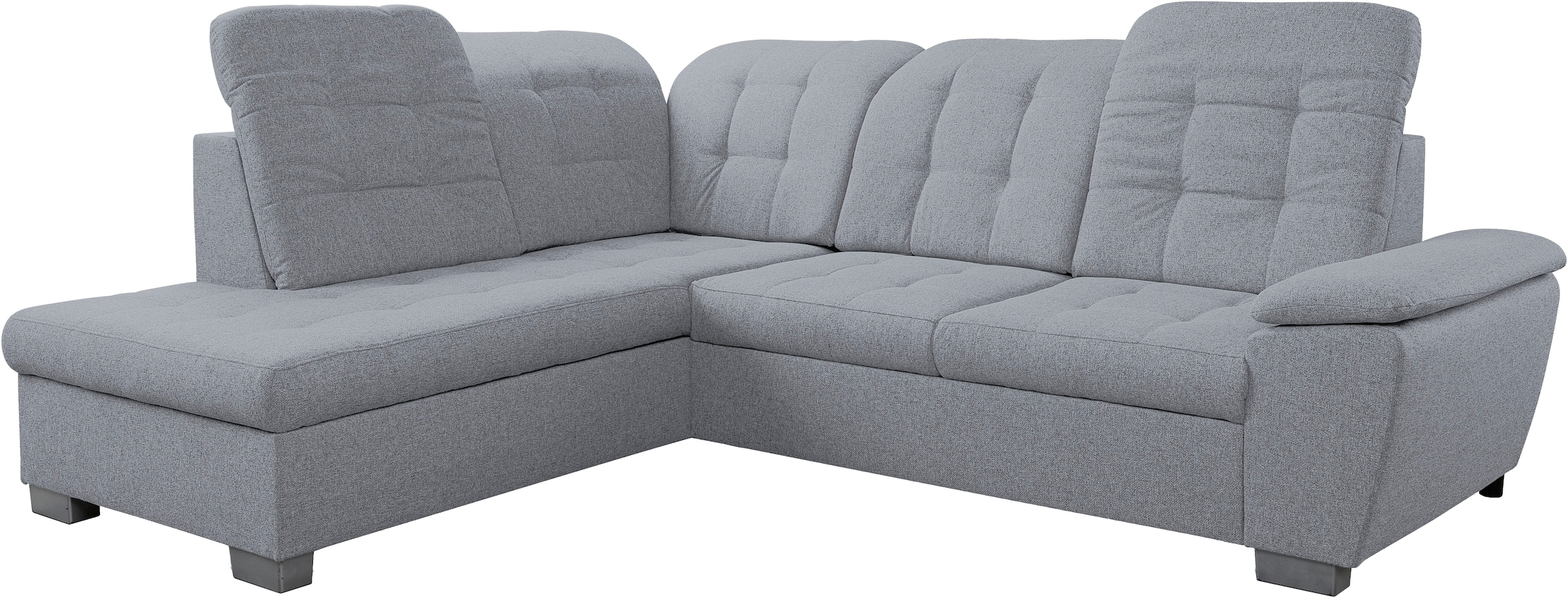 WERK2 Ecksofa »Bonny inkl. Kopfteilverstellung, Bettfunktion, Stauraum, L-Form« Komfortwunder mit Schlaffunktion, verstellbarem Kopfteil & Stauraum.