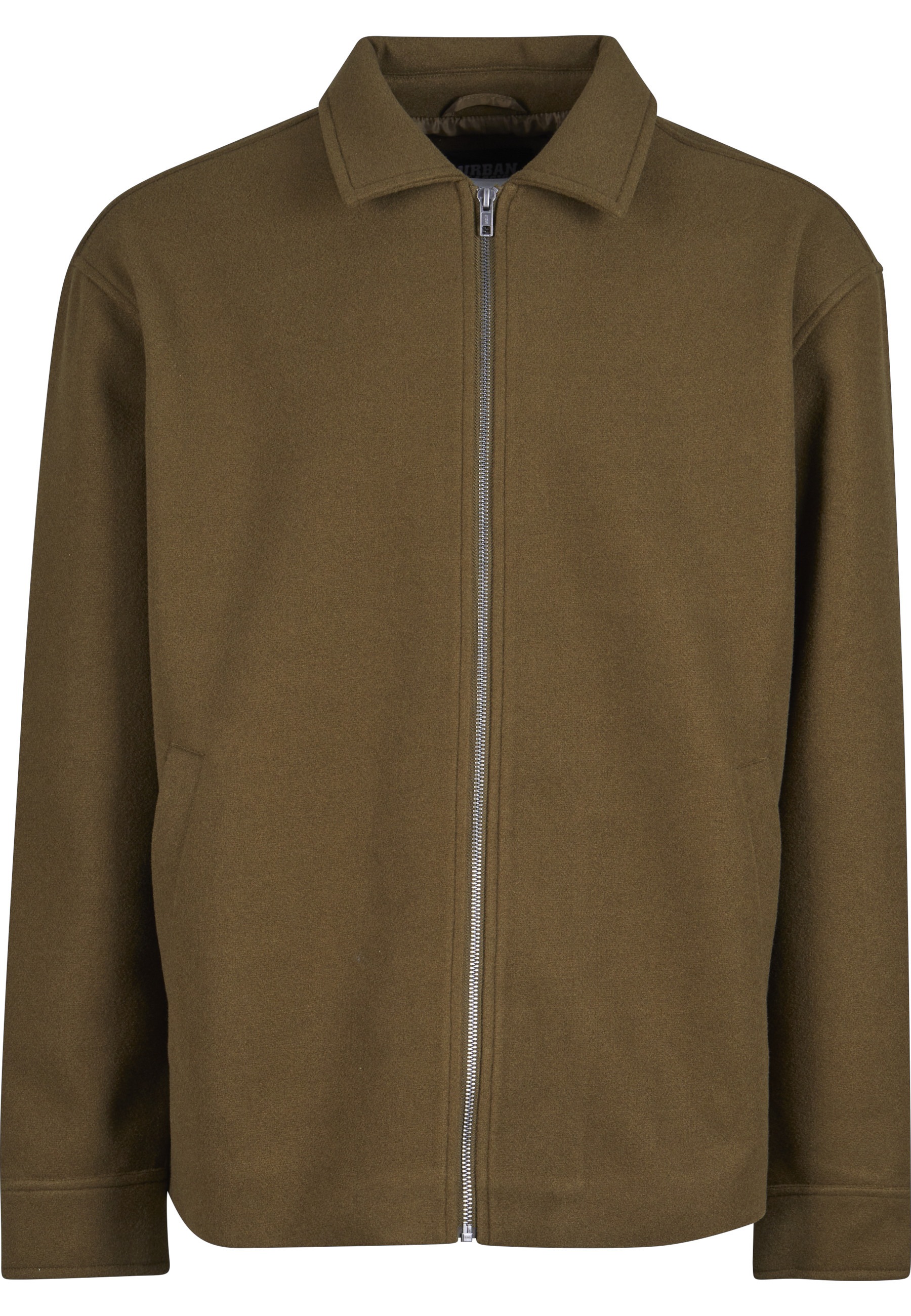 URBAN CLASSICS Allwetterjacke "Urban Classics Herren Basic Blouson Jacket" 1 Stk. tlg. ohne Kapuze