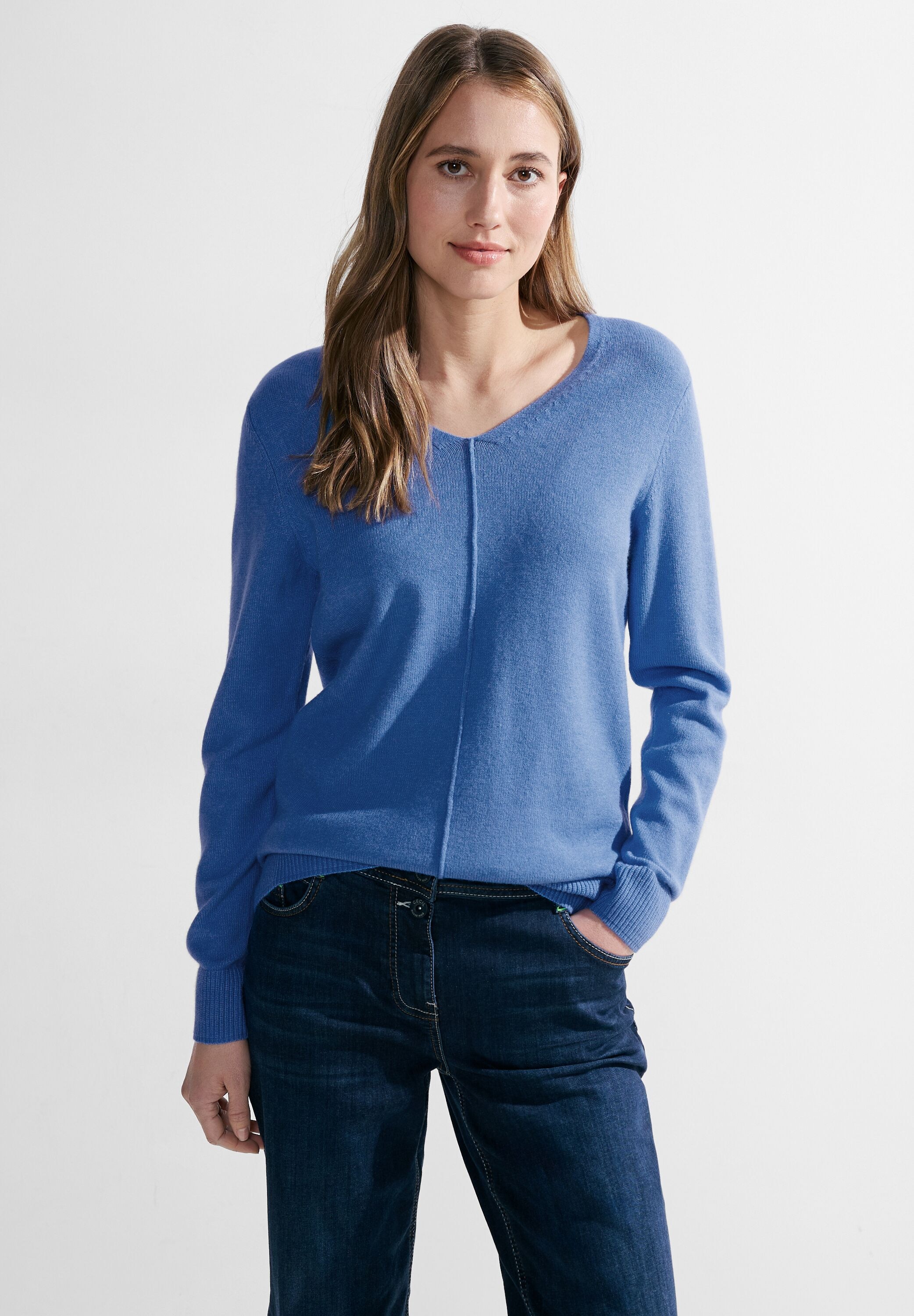 Cecil Strickpullover "Cosy", mit Ziernaht vorne