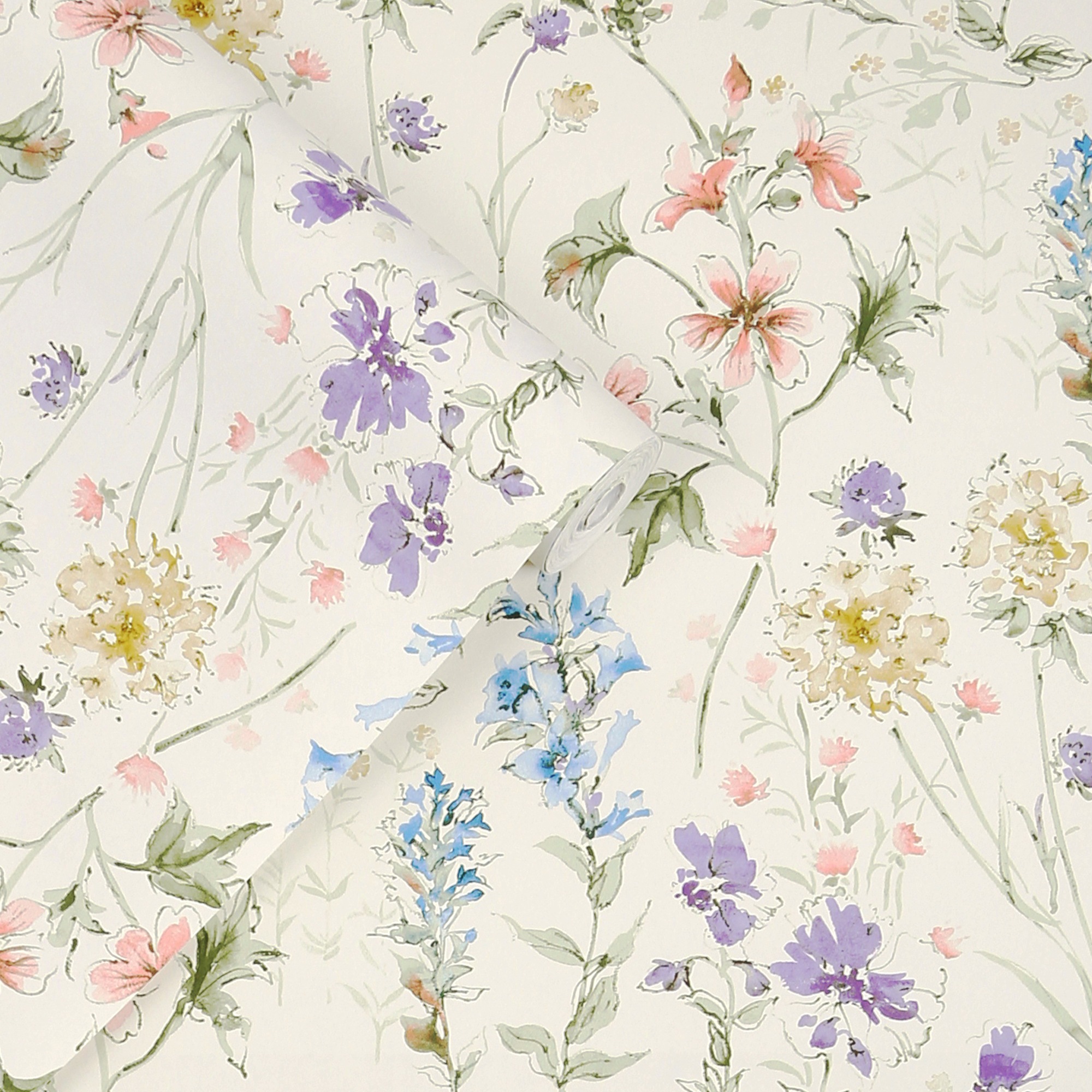 LAURA ASHLEY Vliestapete »Wild Meadow«, geblümt, 10mx52cm (ca. 5m2)