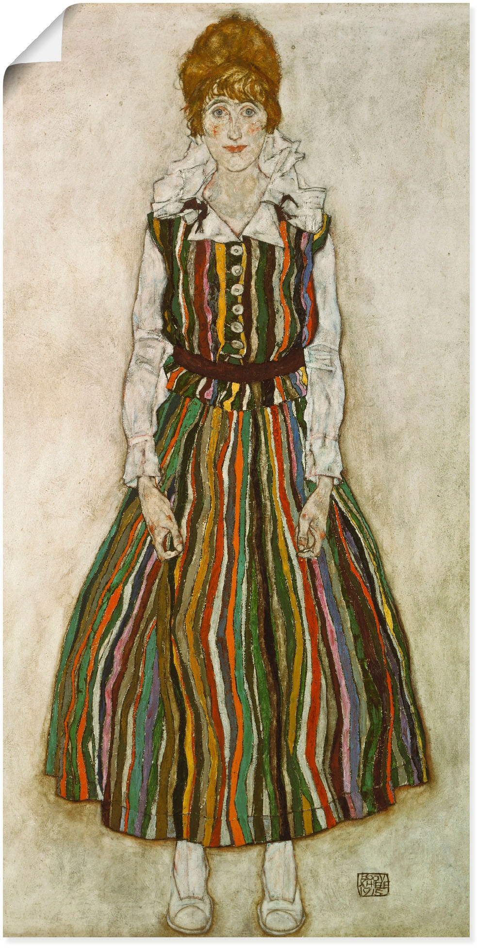 Artland Paveikslas »Edith Schiele. 1915.« Frau...
