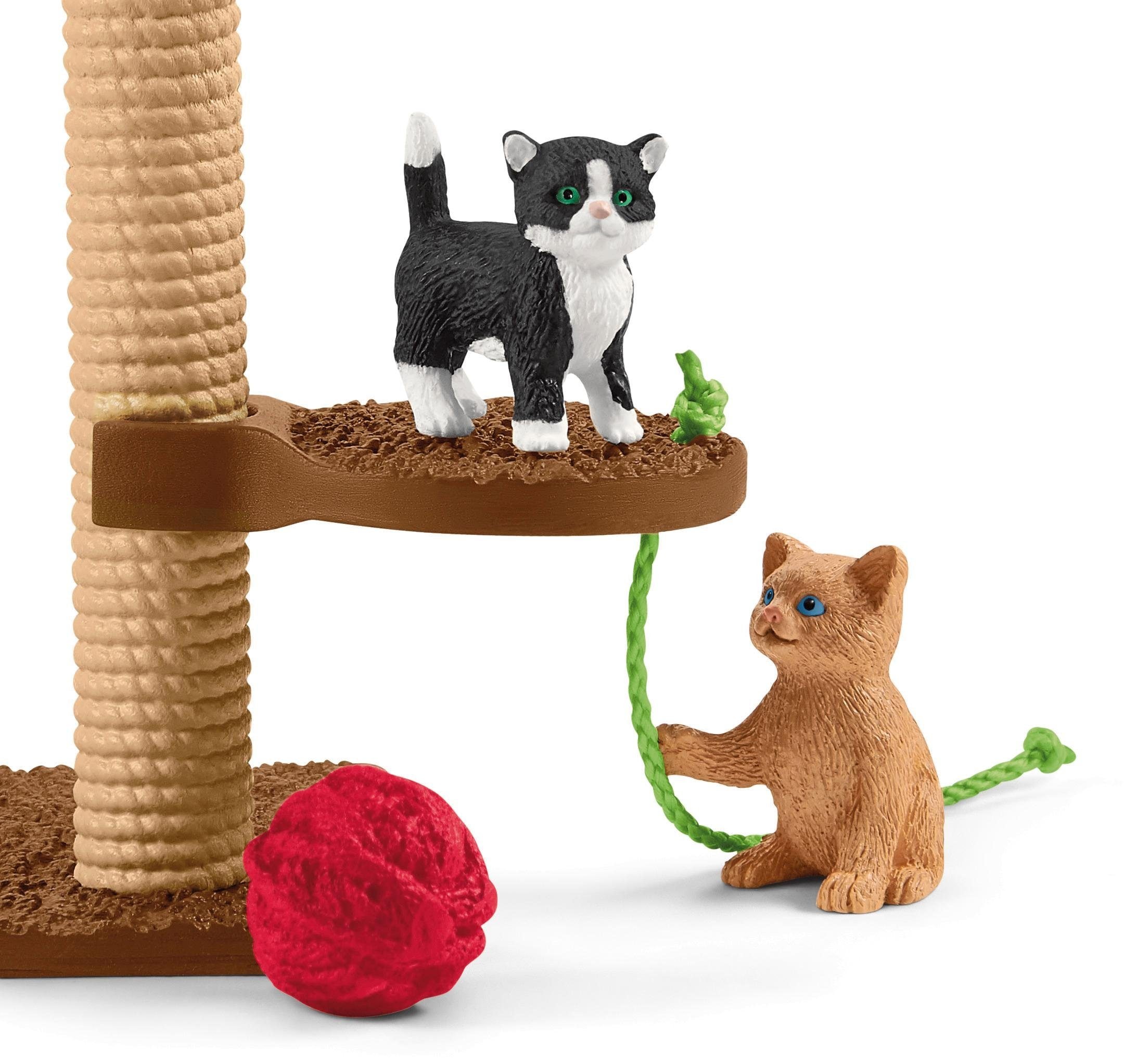 Schleich® Spielfigur »FARM WORLD, Spielspaß für niedliche Katzen (42501)«, (Set)