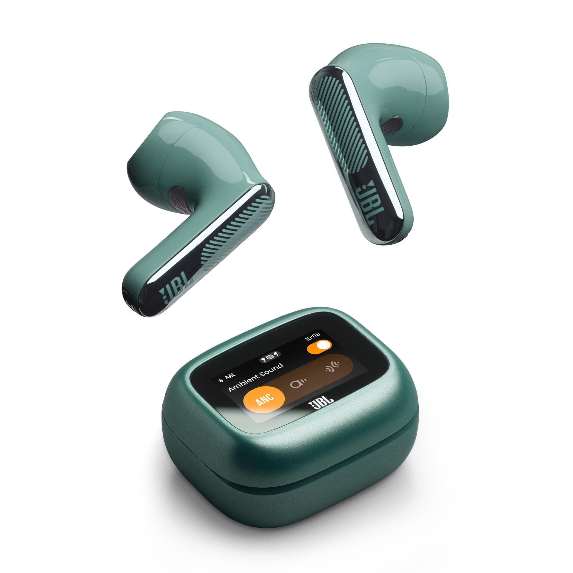 "JBL wireless In-Ear-Kopfhörer ""LIVE FLEX 4"", grün, B:10,5cm H:4,5cm T:16,5cm, Kopfhörer, Kabellose Ohrhörer mit Noise-Cancelling-Funktion"