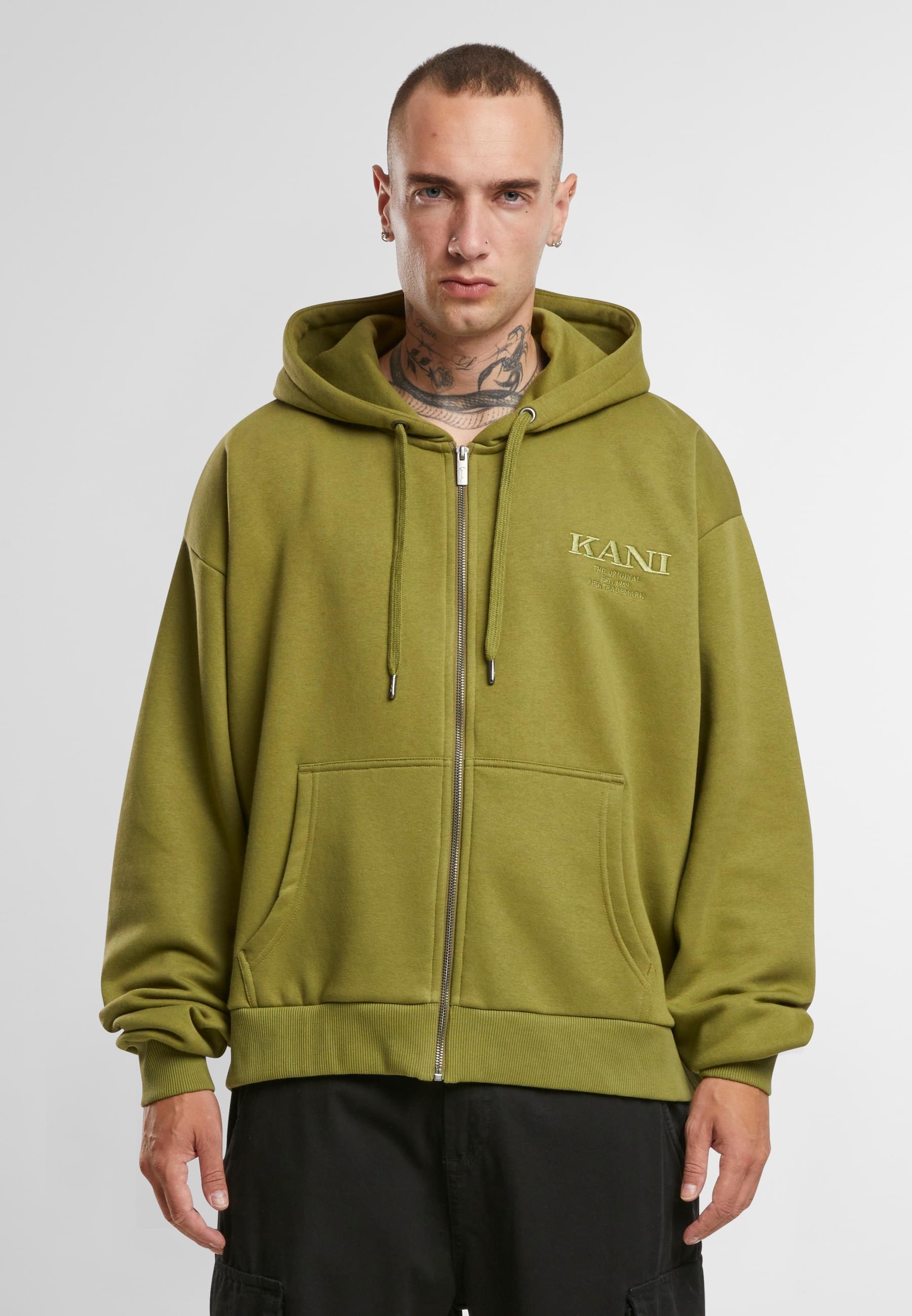 Karl Kani Sweatjacke »Karl Kani Karl Kani Retro Rhinestone Boxy Full Zip Hoodie«