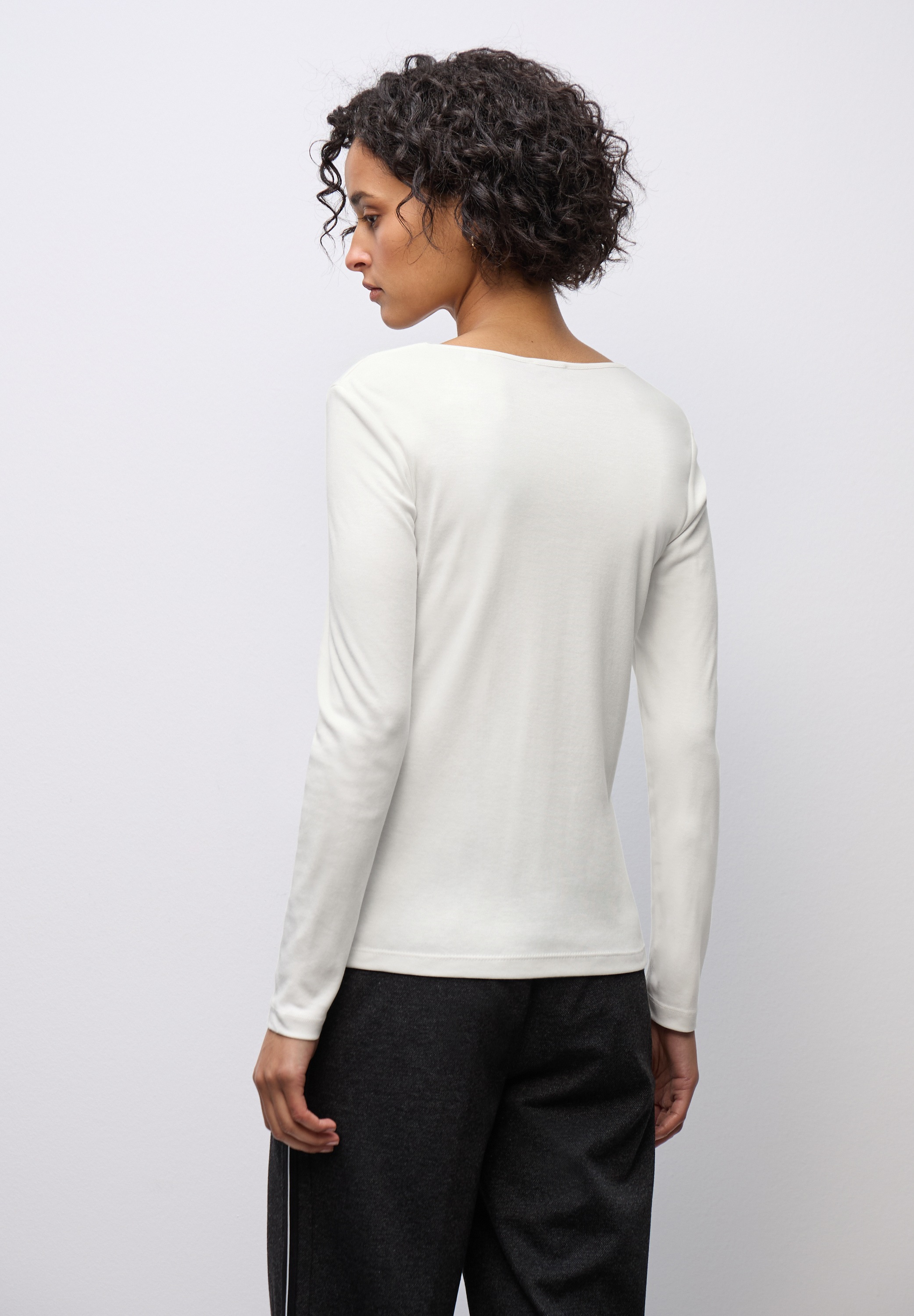 STREET ONE Langarmshirt im soften Baumwoll-Mix