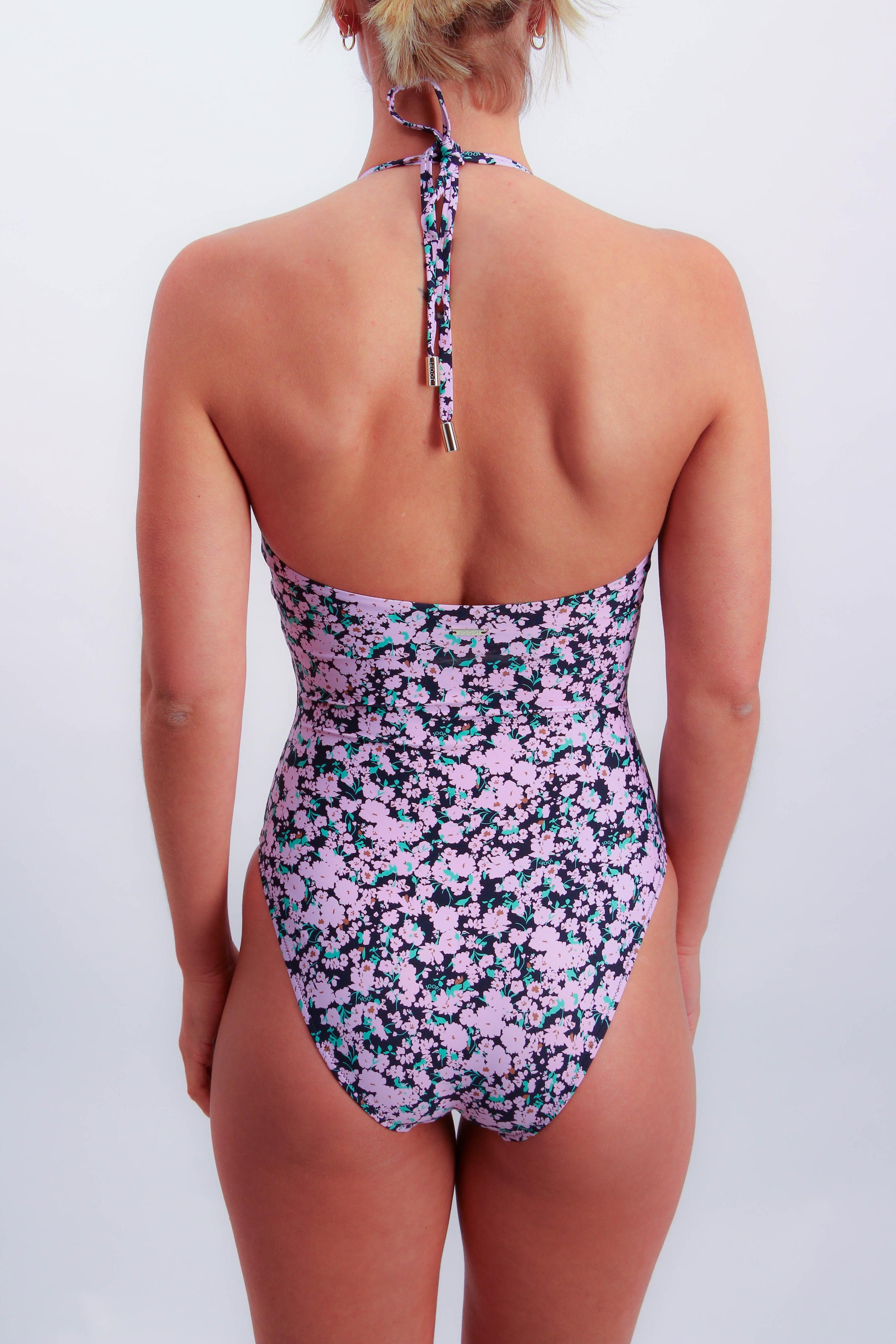 JOOP! Badeanzug »FLEUR«, Flower-Print, wattierte Cups, herausnehmbaren Pads