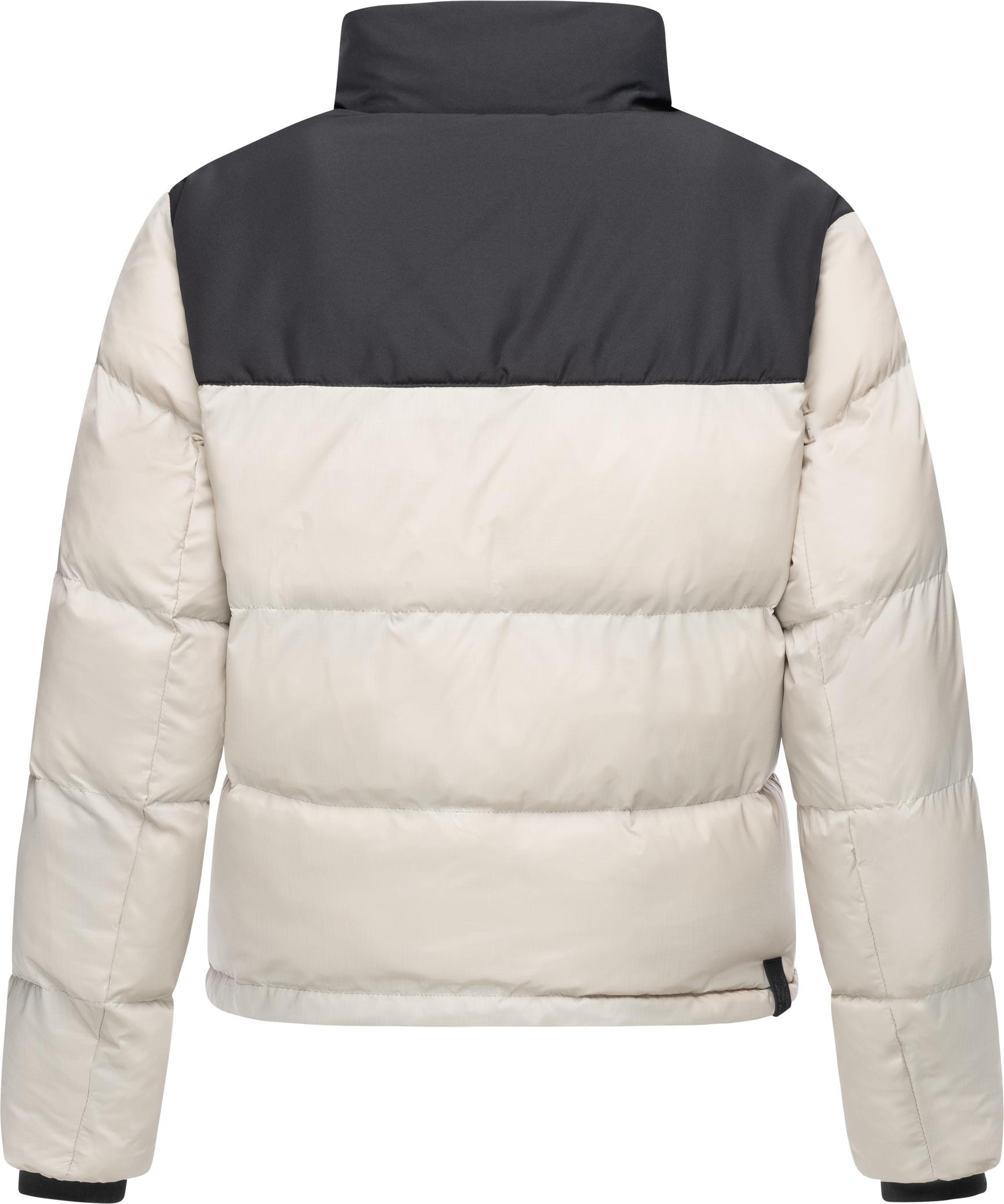Ragwear Steppjacke »Serah«, ohne Kapuze, stylische Damen Winterjacke im Colourblocking-Design