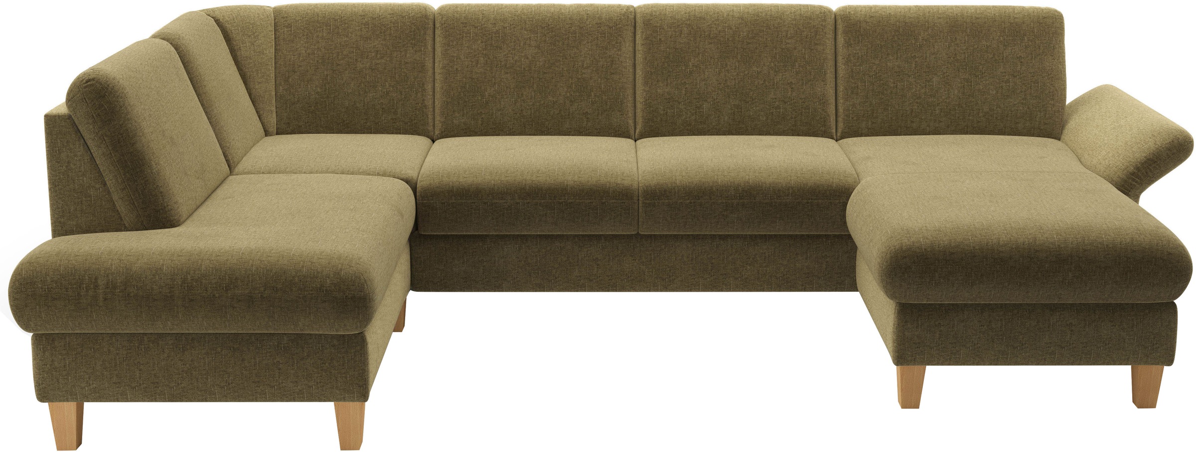 Home affaire Wohnlandschaft "Rochelle, U-Form", optional mit Armteilverstel günstig online kaufen
