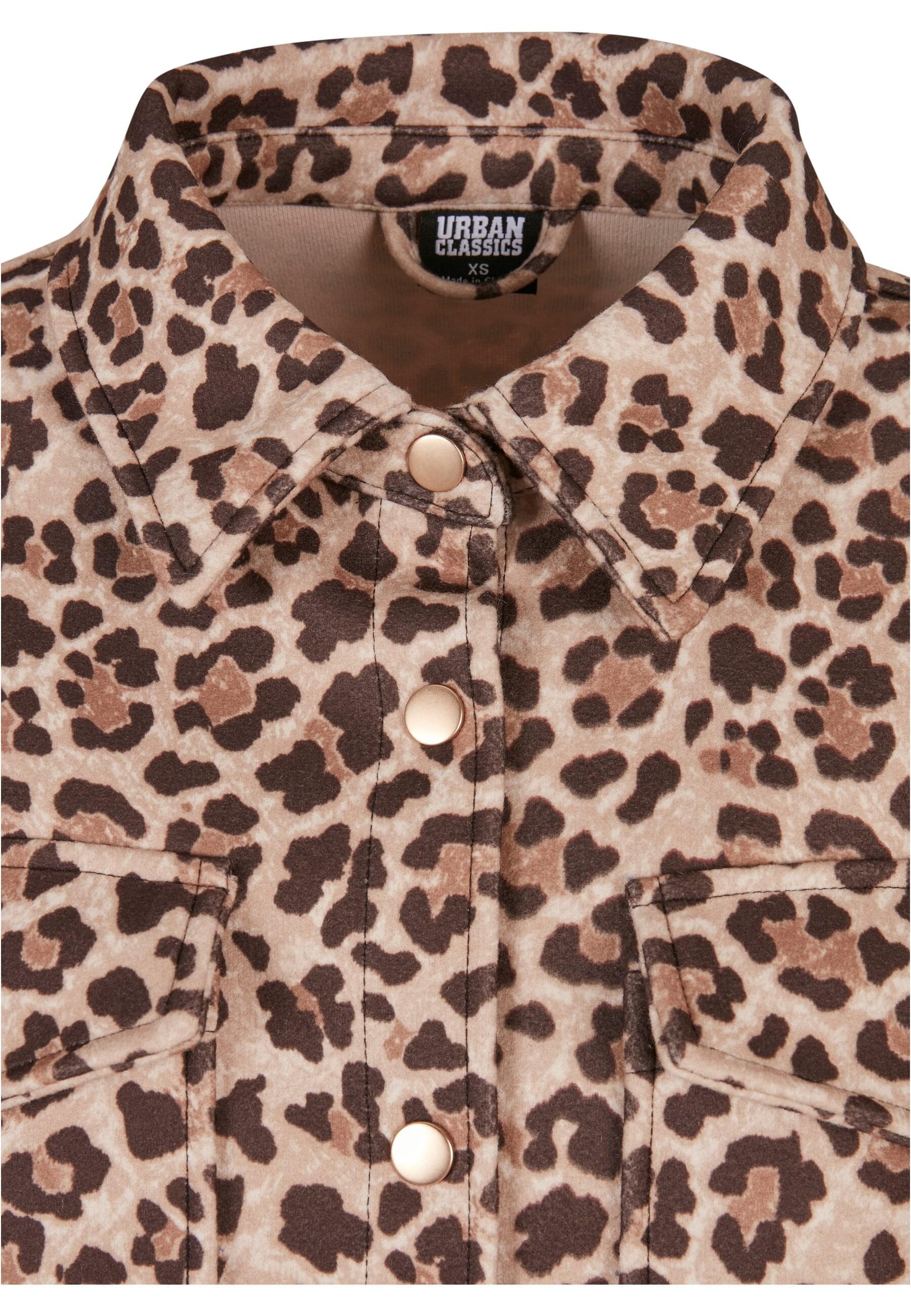 Thumbnail - URBAN CLASSICS Allwetterjacke "Urban Classics Damen Ladies AOP Overshirt" 1 Stk. tlg. ohne Kapuze