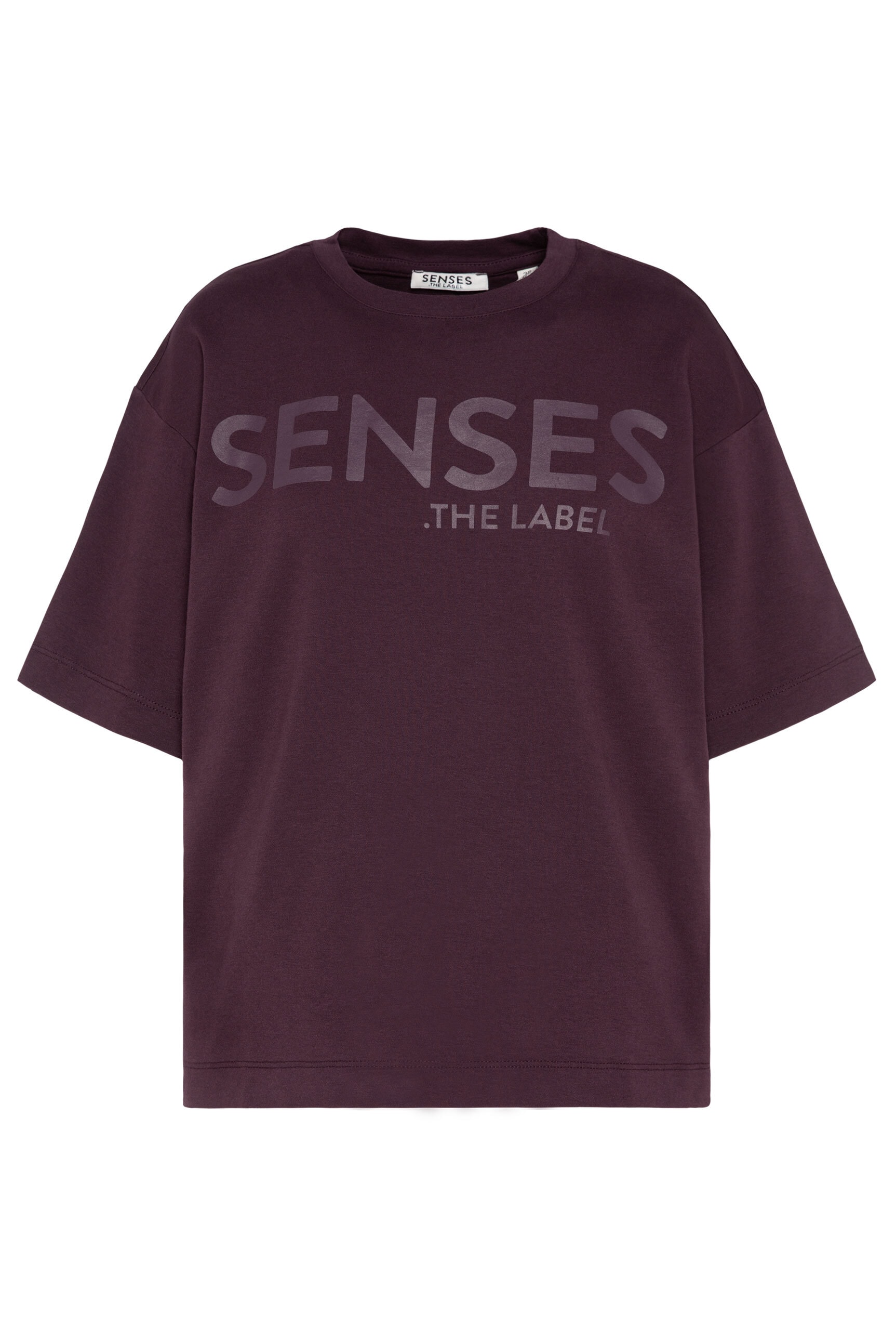 SENSES.THE LABEL Rundhalsshirt, aus Baumwolle