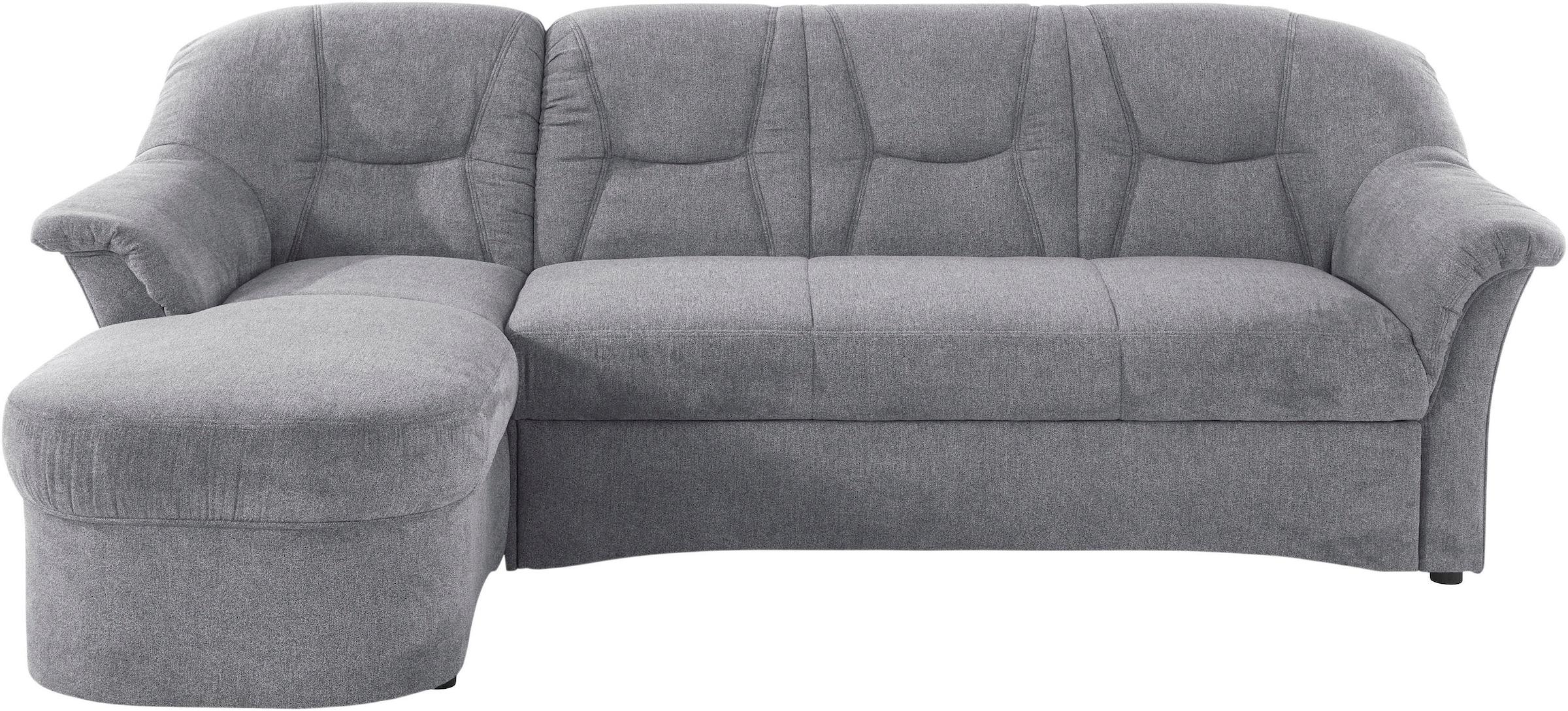 DOMO collection Ecksofa »Sarafina zeitlos und komfortabel, optional mit Federkern, L-Form«, wahlweise mit Bettfunktion