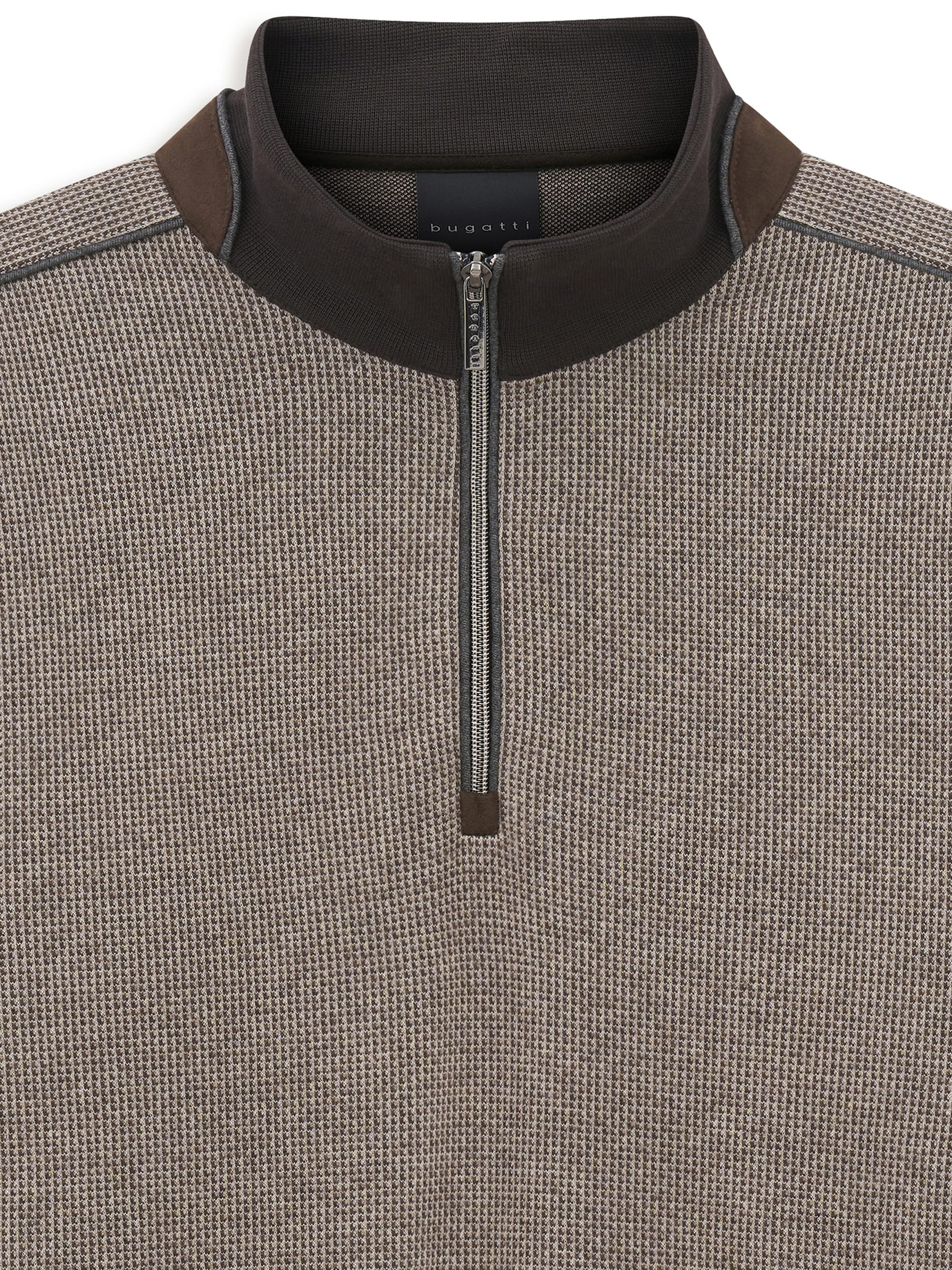 bugatti Troyer »Modern Fit« Modern Fit Baumwollmix Struktur