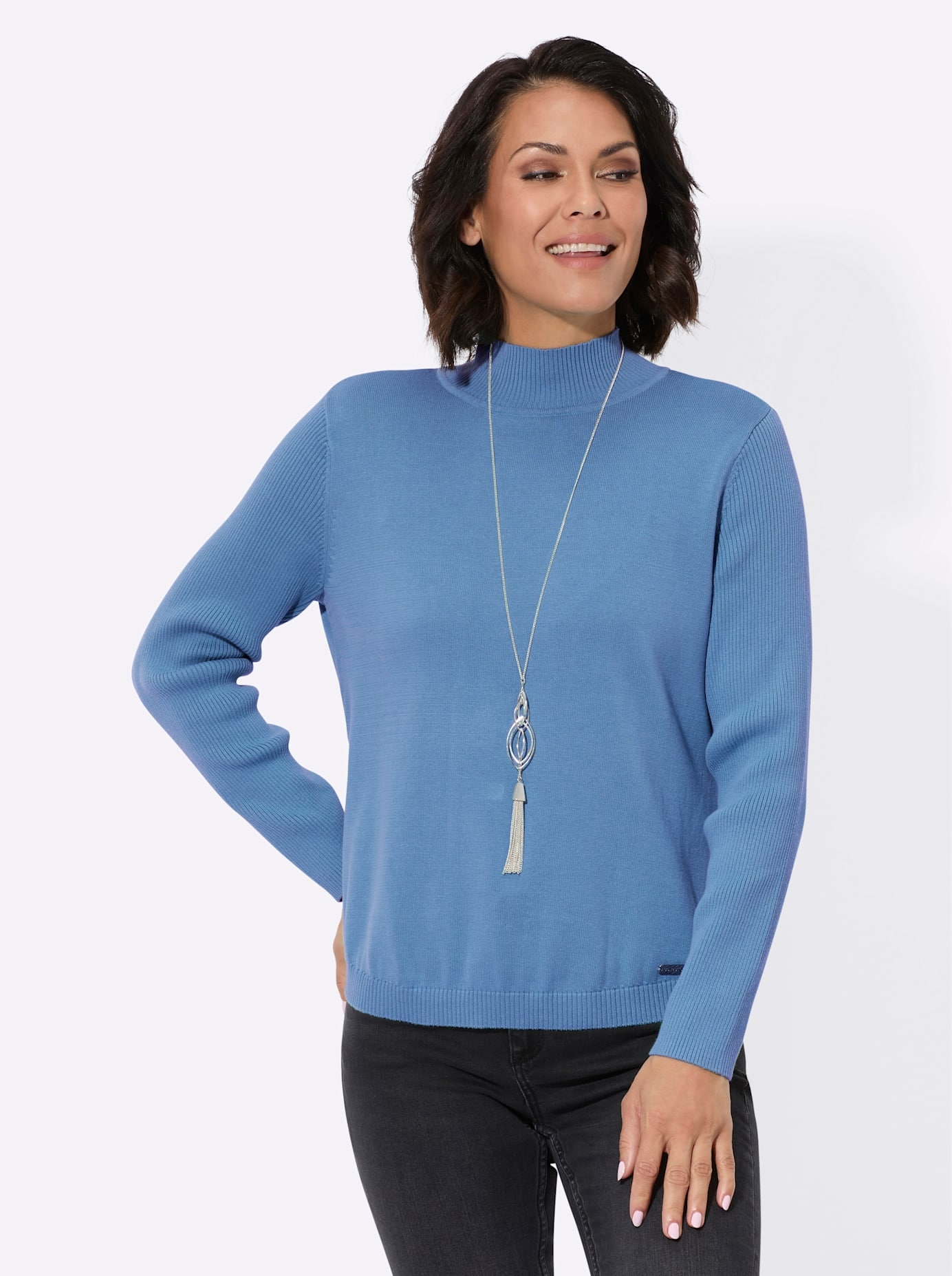Casual Looks Stehkragenpullover "Pullover" günstig online kaufen