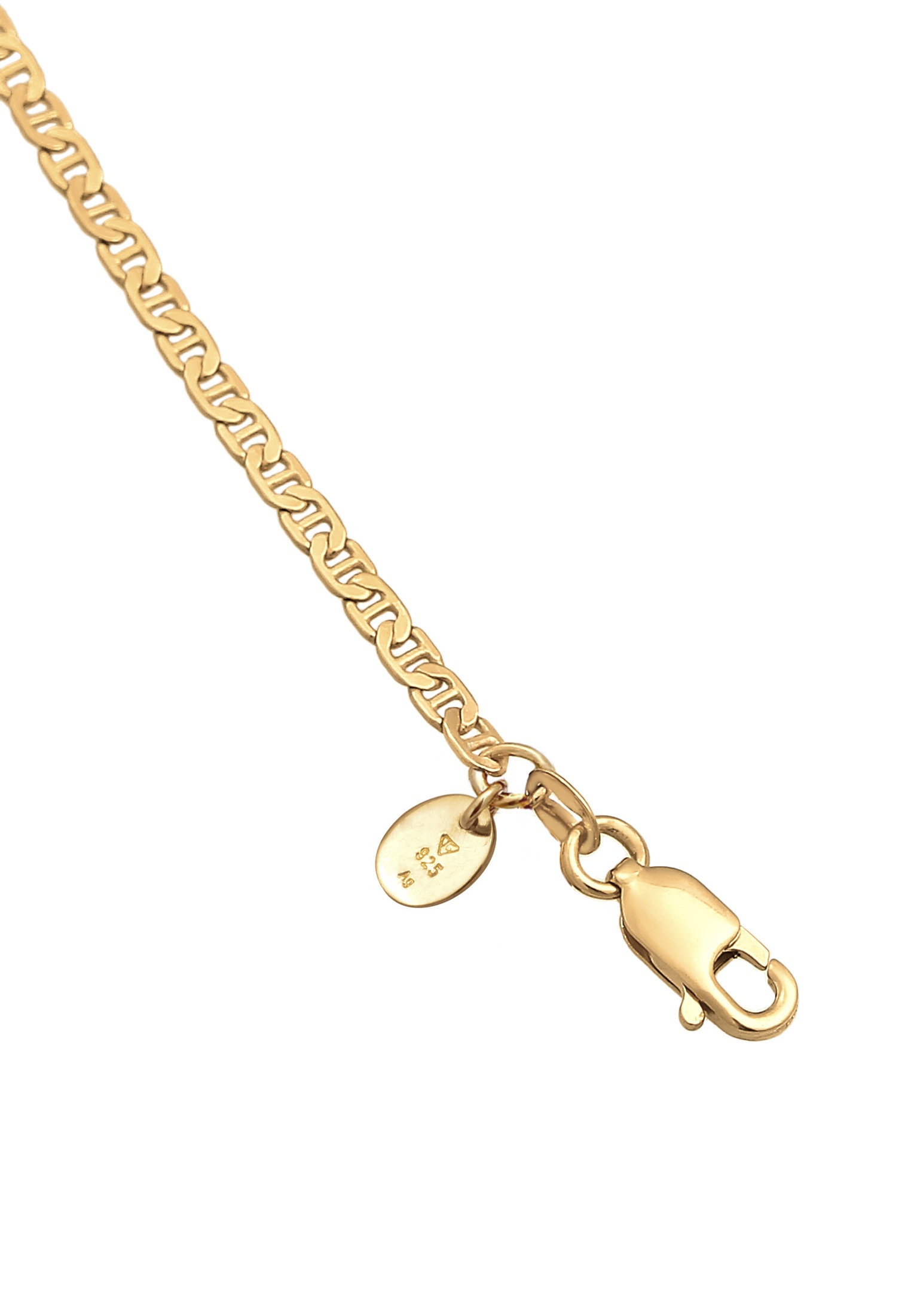 Elli Premium Kette ohne Anhänger »Choker Stäbchen-Panzerkette Basic 925 Silber«