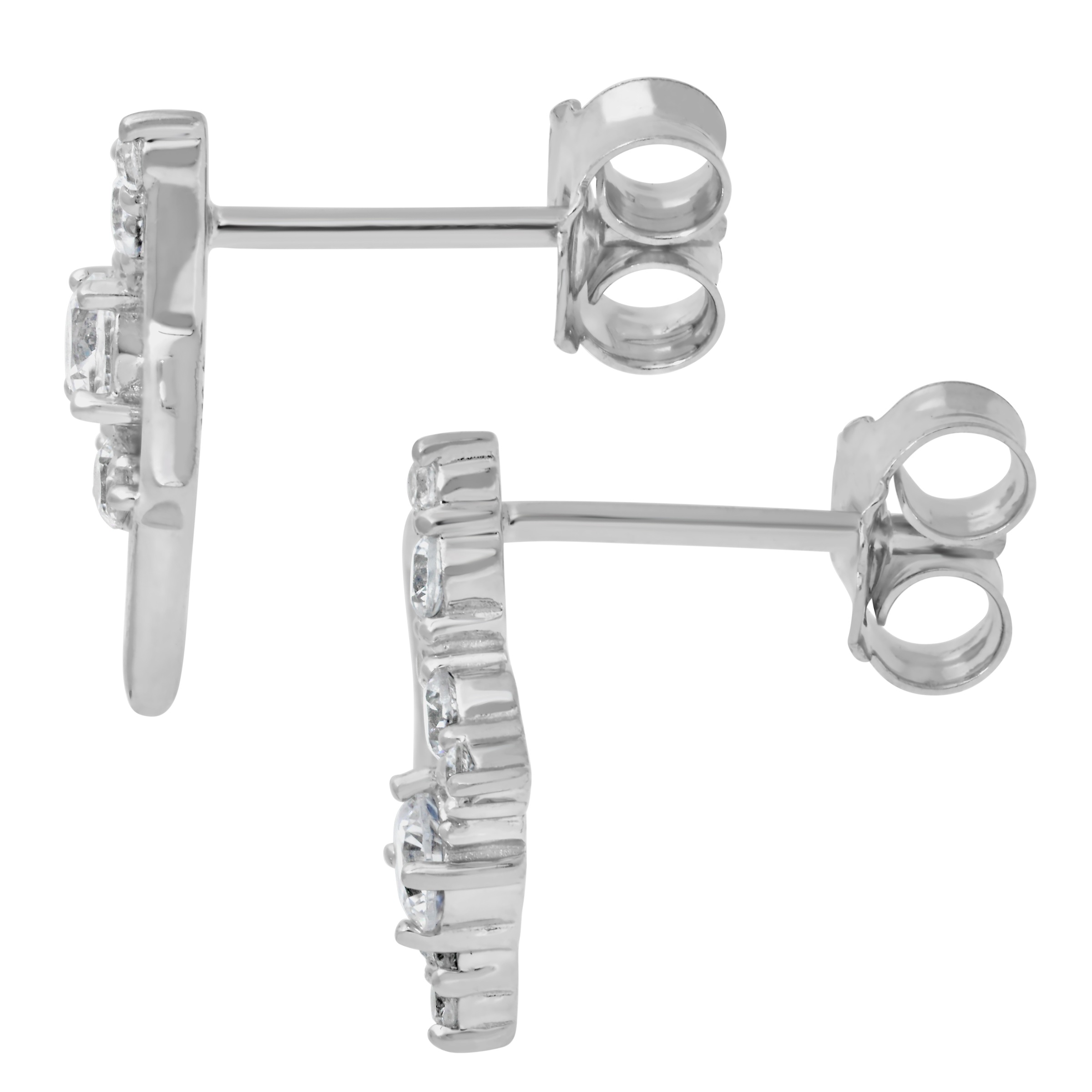 Firetti Paar Ohrstecker »Schmuck Geschenk Silber 925 Ohrschmuck Ohrringe Stern« mit Zirkonia (synth.)