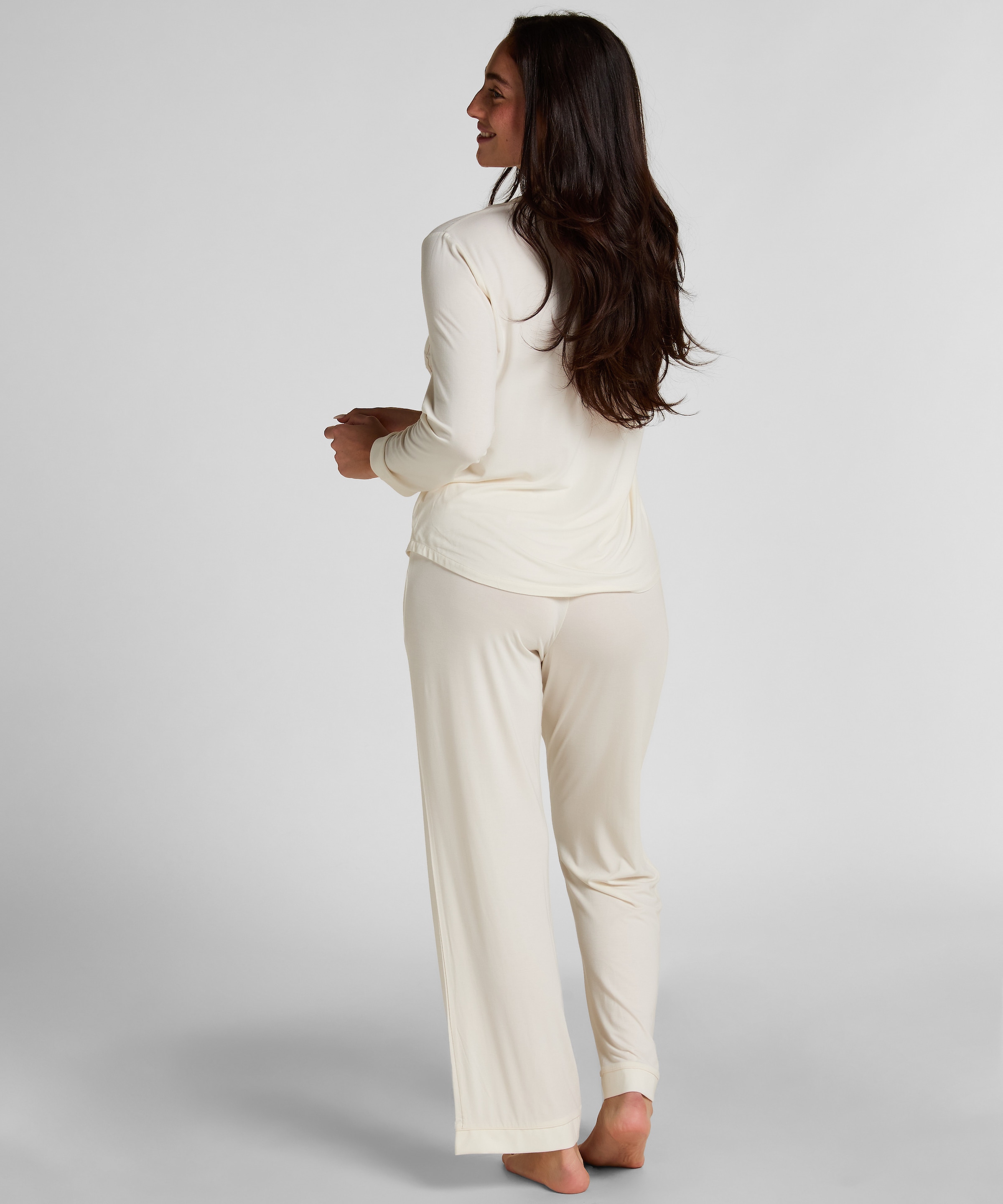 Hunkemöller Pyjama »Langärmelige Jersey-Jacke Essential«