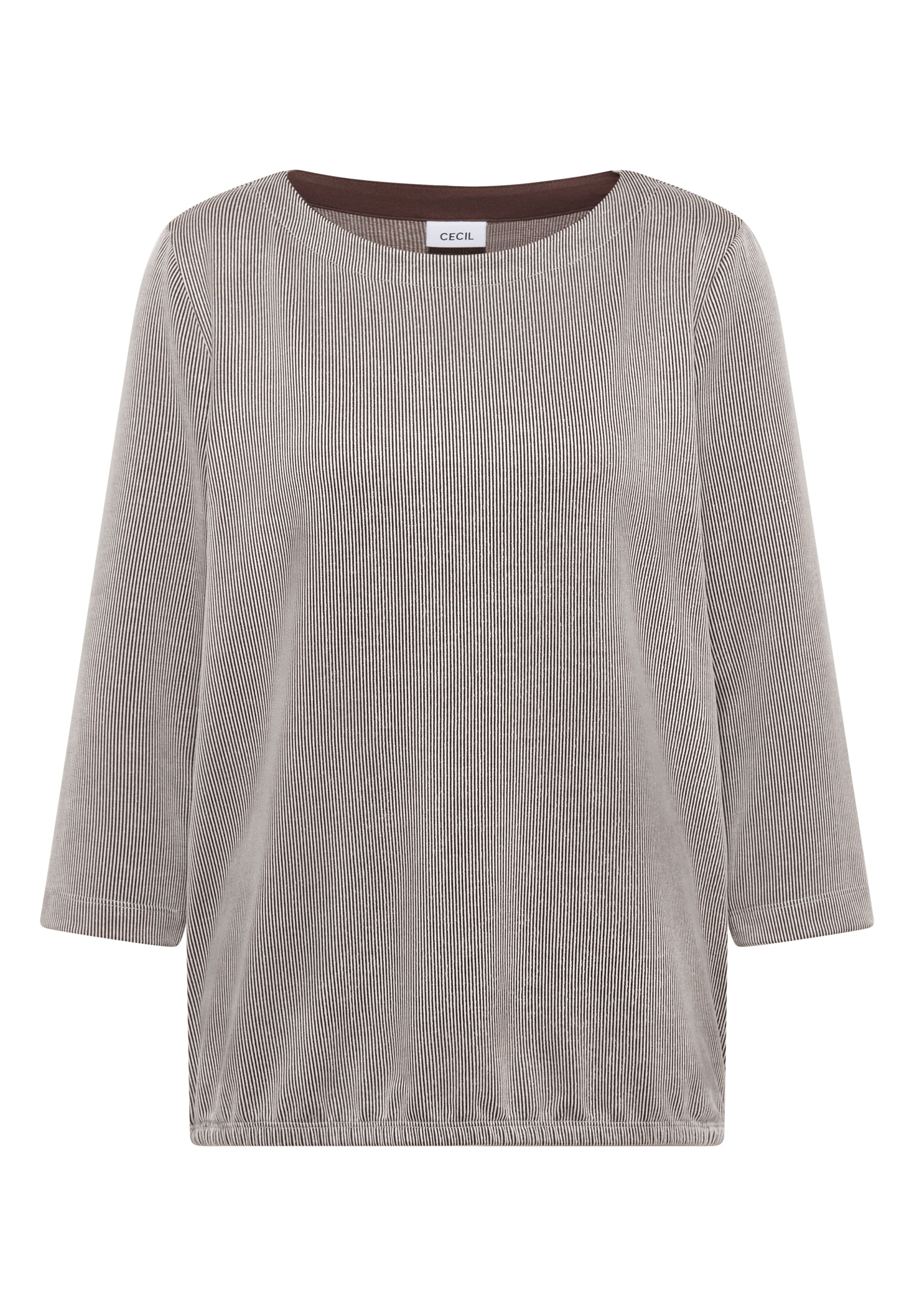 Cecil 3/4-Arm-Shirt mit Streifen Muster