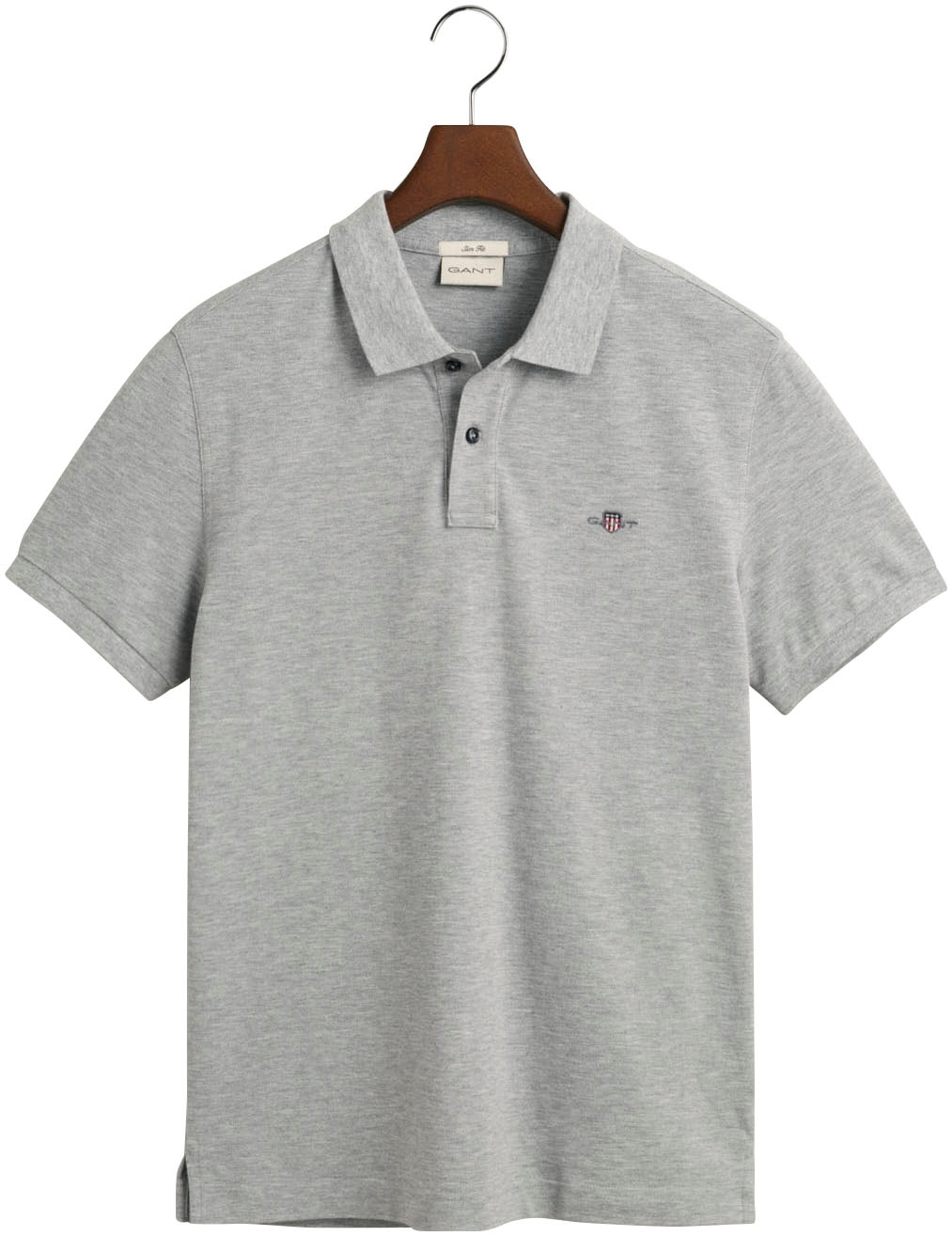 Gant Poloshirt "SLIM SHIELD SS PIQUE POLO", mit Logostickerei auf der Brust günstig online kaufen