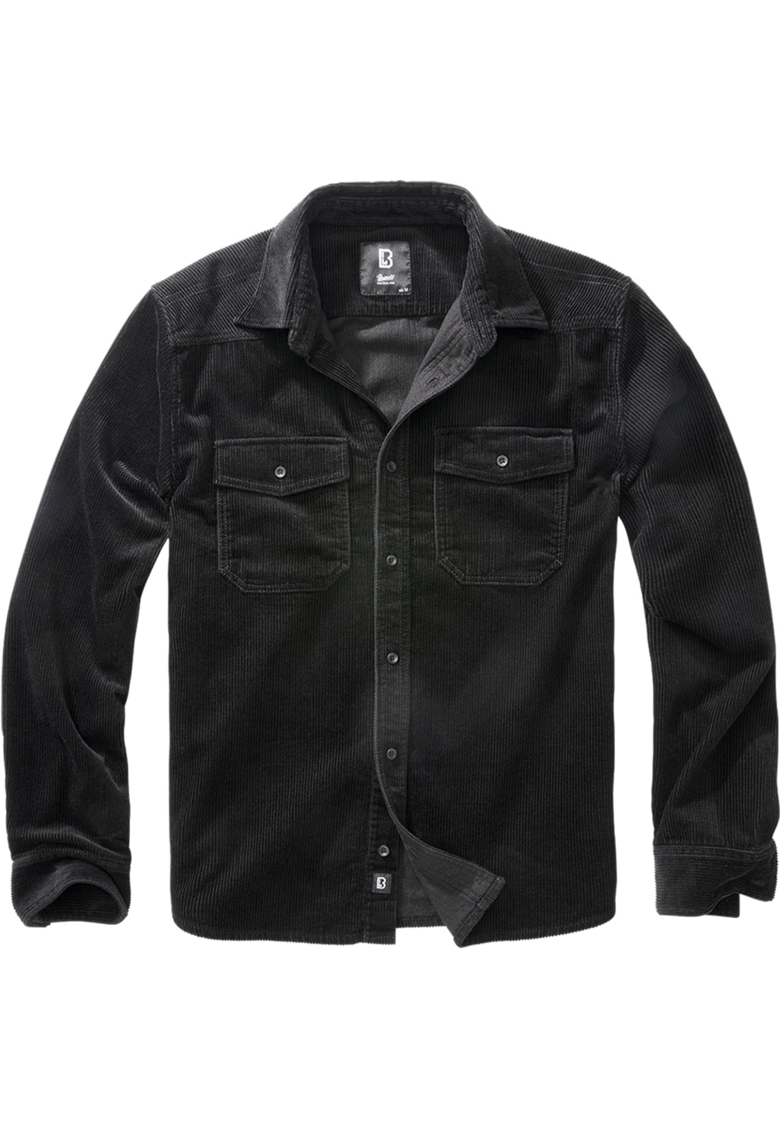 Brandit Langarmhemd "Brandit Herren Corduroy Classic Shirt Long Sleeve" 1 S günstig online kaufen