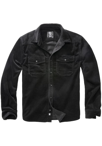 Langarmhemd »Brandit Herren Corduroy Classic Shirt Long Sleeve«, (1 tlg.)