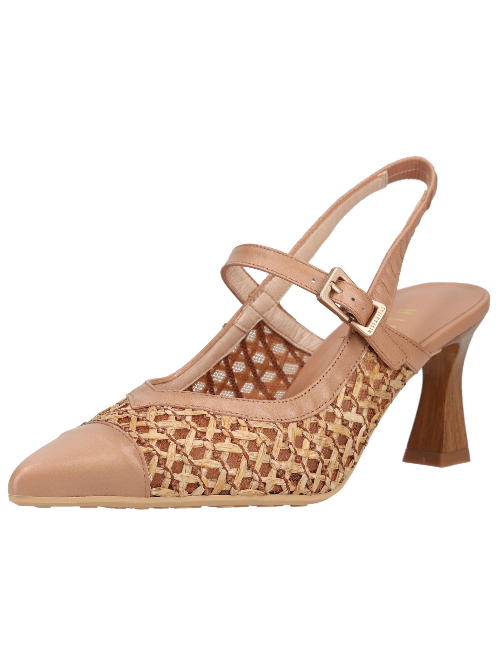 Hispanitas Slingpumps "Hispanitas Pumps Leder/Textil"
