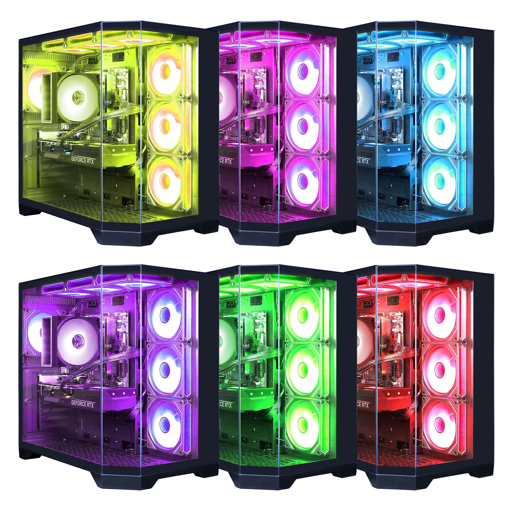 GAMEMAX PC-Komplettsystem »MegaDeal Gaming-PC-Set HYPE-A BK«, Windows 11 + MSI PRO MP273A LED-Monitor, 69cm (27")