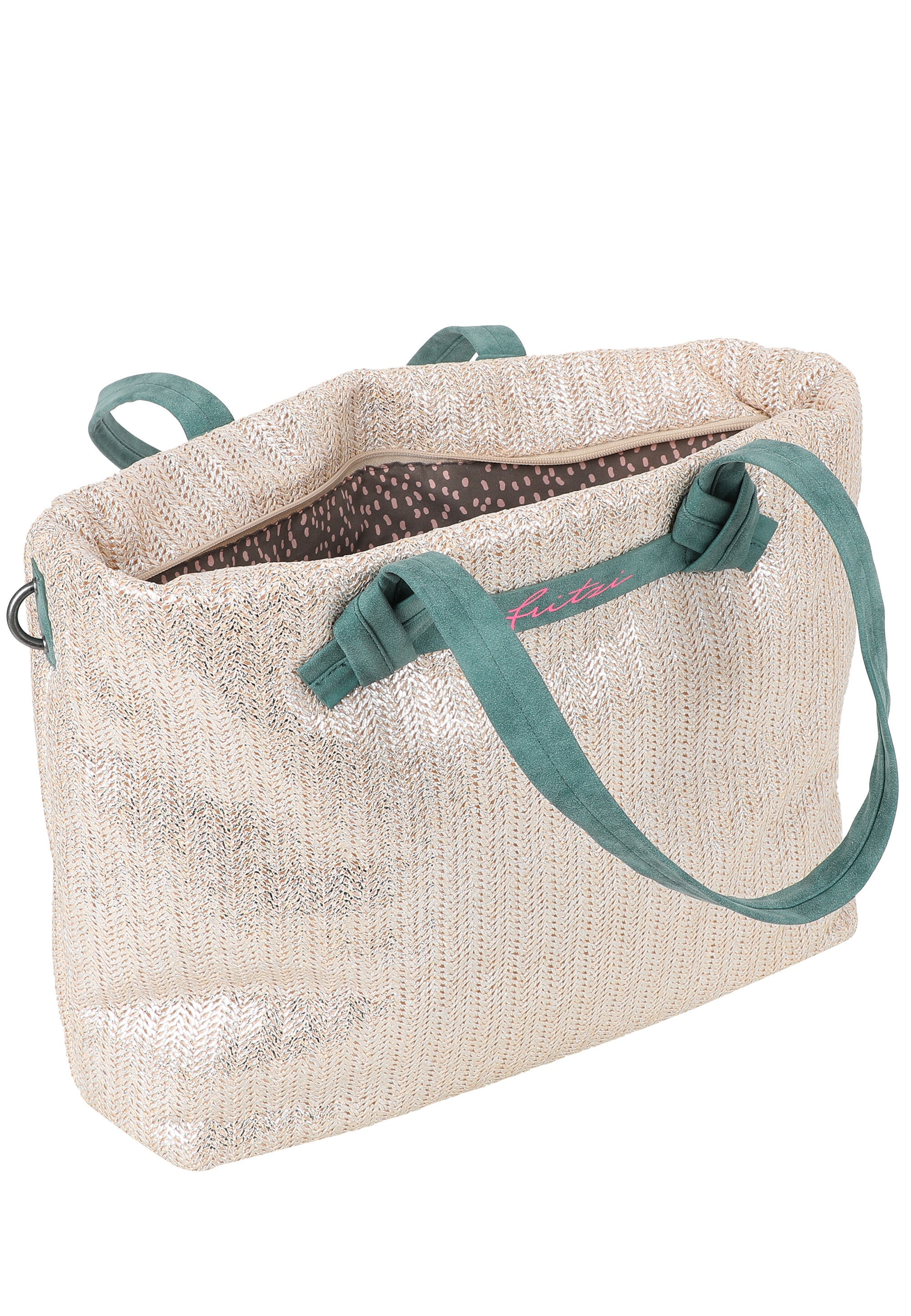 Fritzi aus Preußen Shopper »Cloud Shopper Big Limited Painted Straw« im Bastlook
